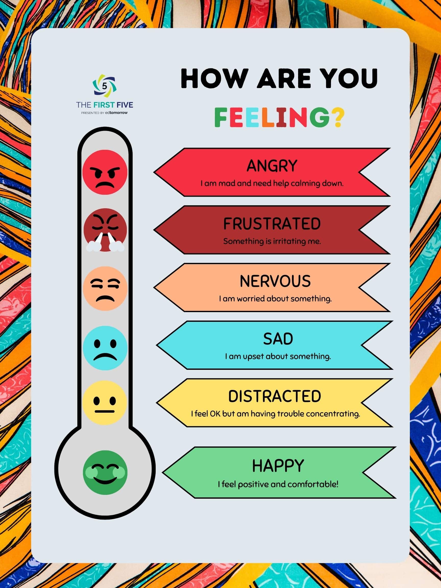 Emotion Thermometer Check In - First Five PLUS
