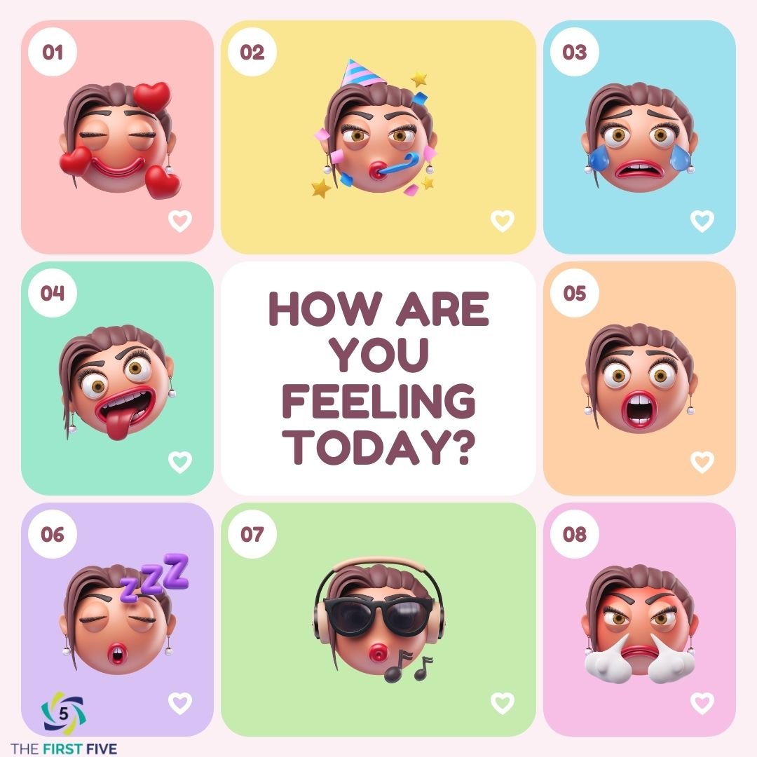 8 Illustrated Emotions