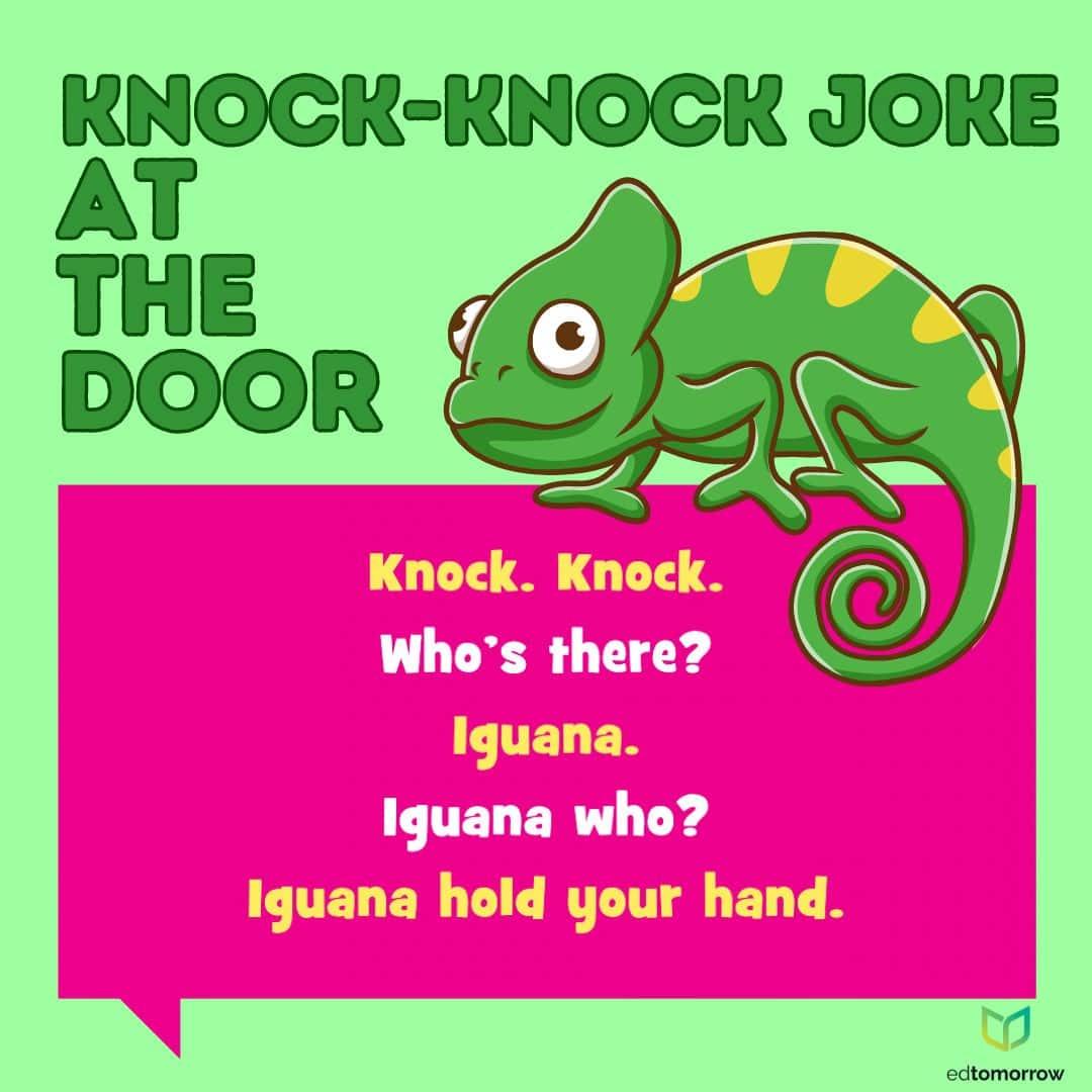 Knock Knock Joke at the Door