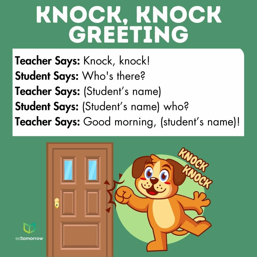 Knock Knock Greeting Activity
