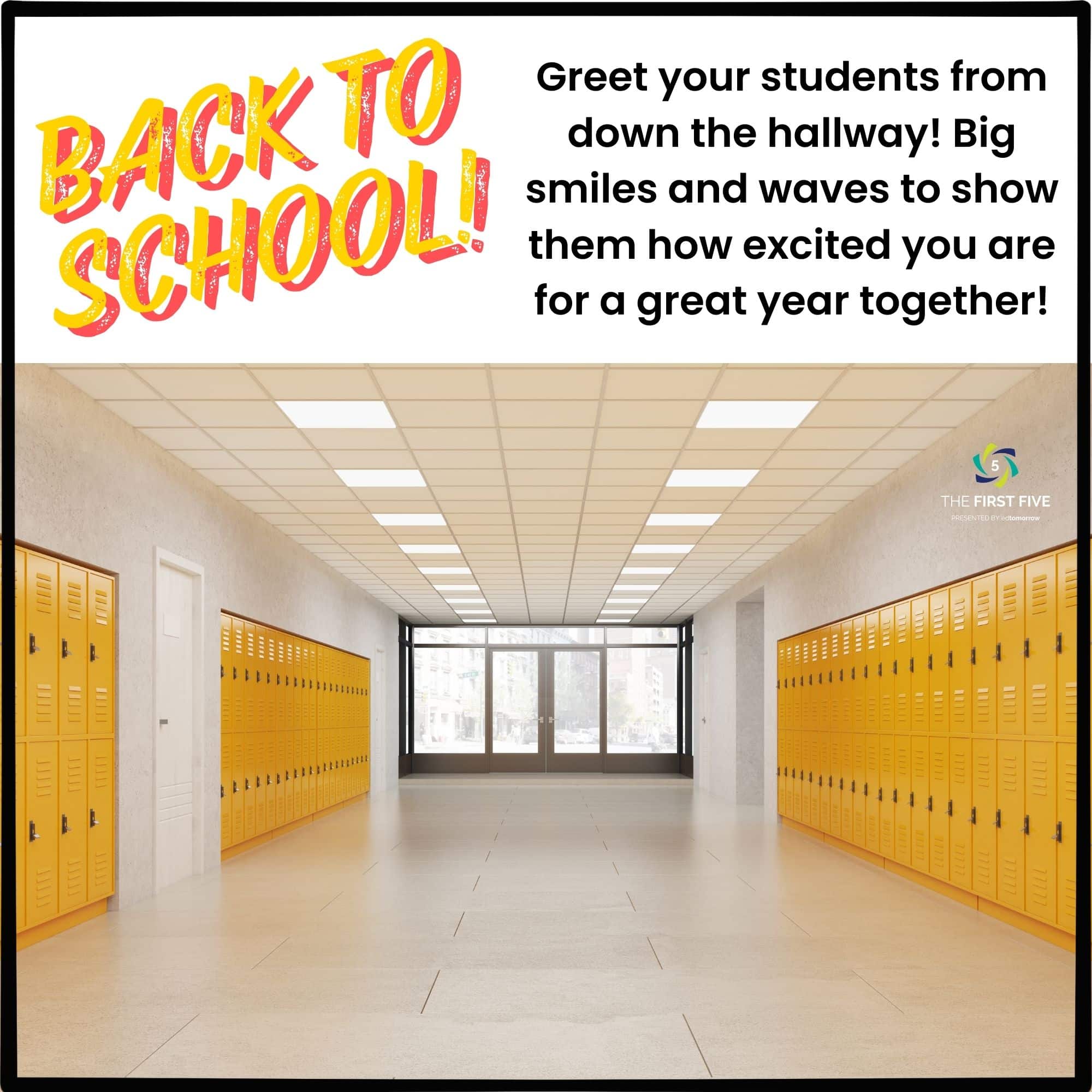 Greet Your Students for School