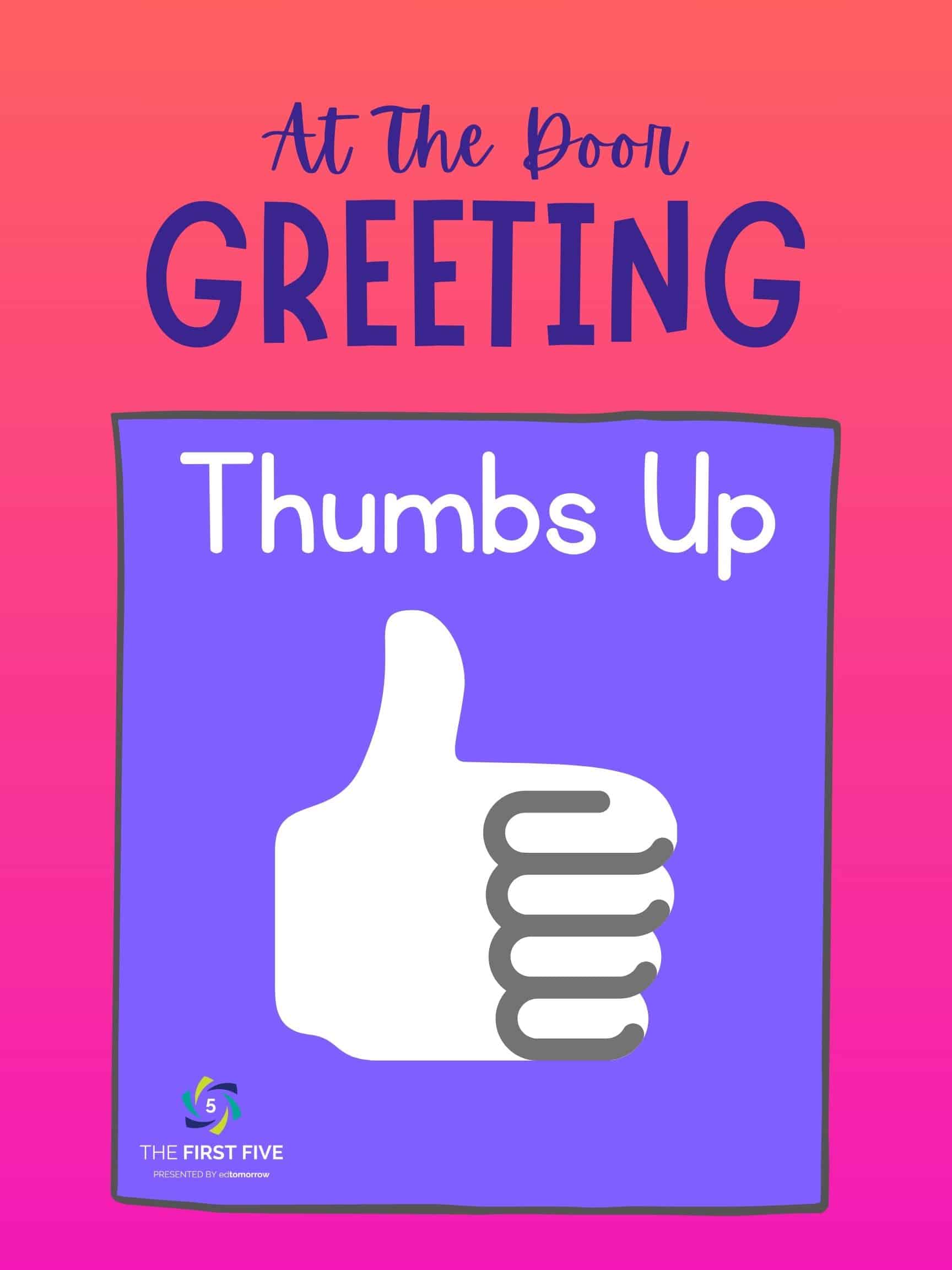Thumbs Up Purple