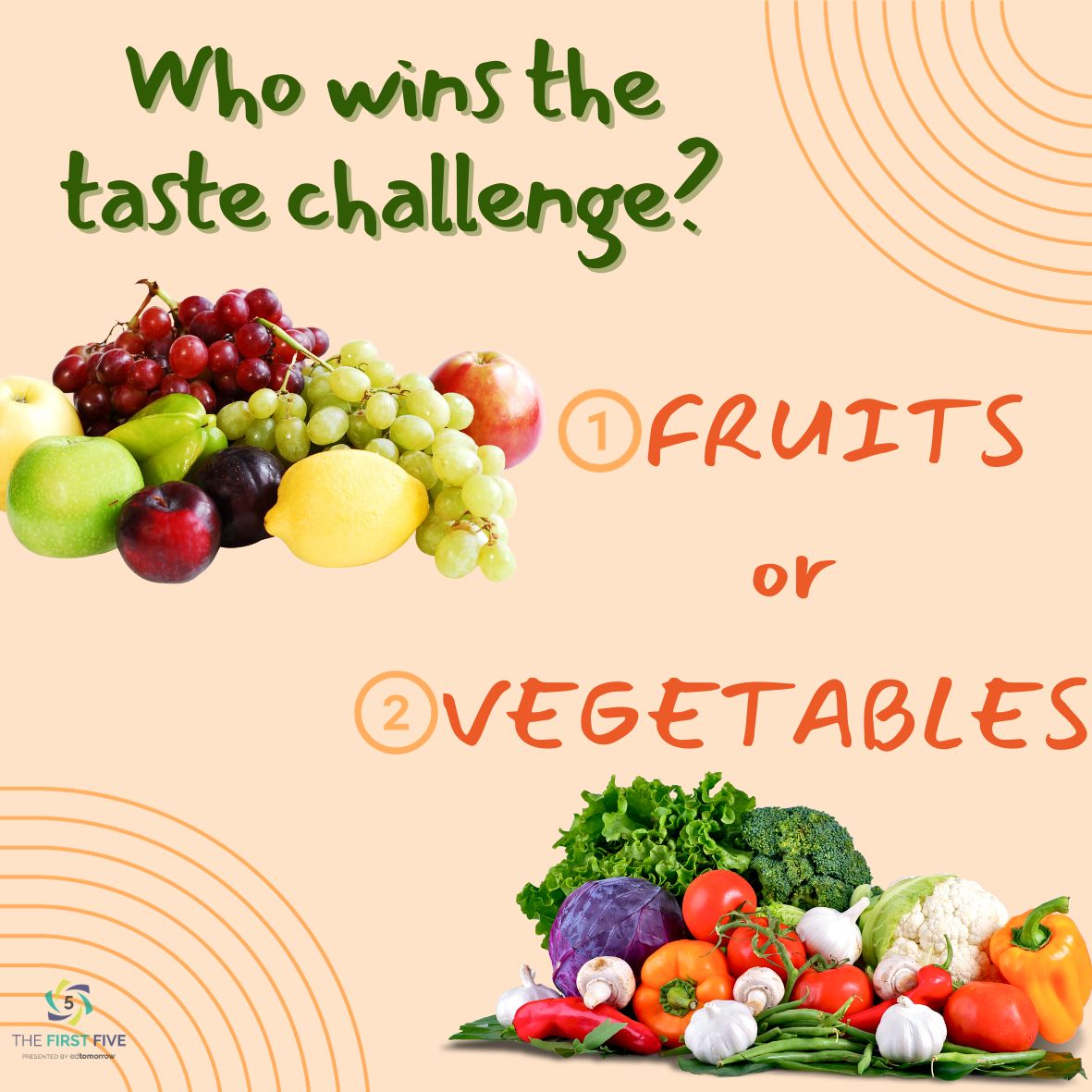 Taste Challenge Fruit Vs Veggies