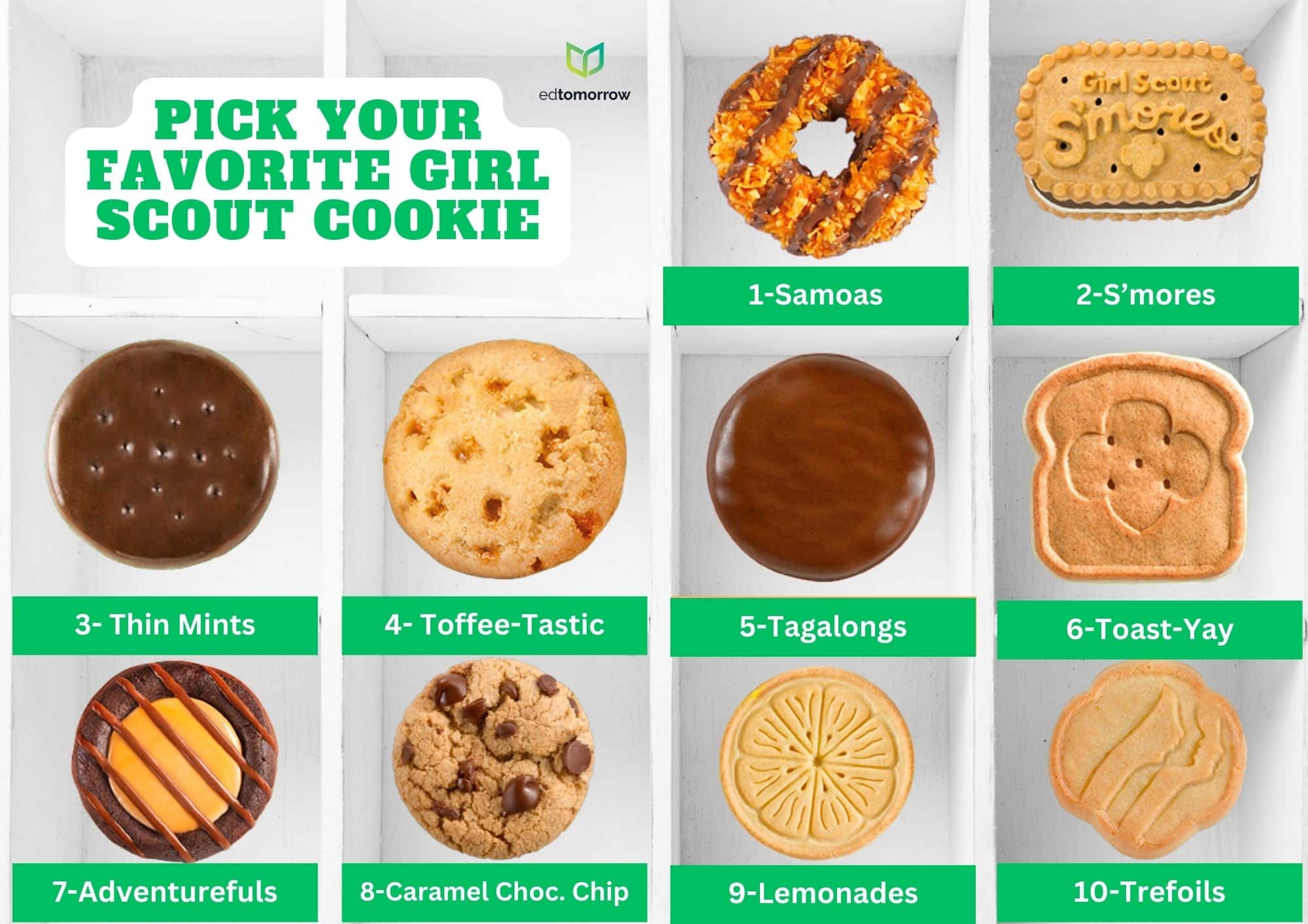 Pick Your Favorite Girl Scout Cookie