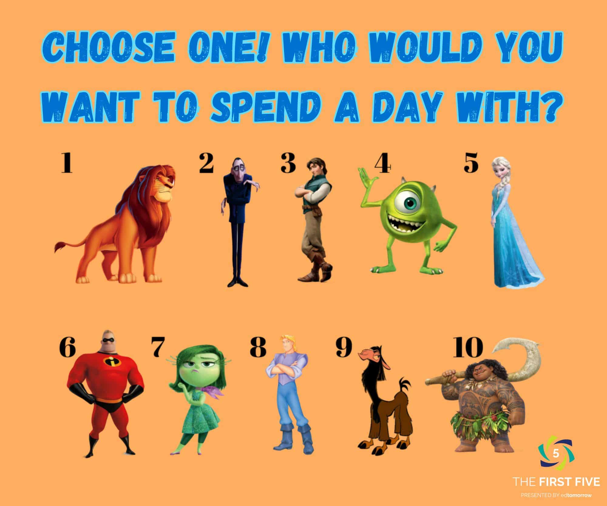 Character to spend a day with