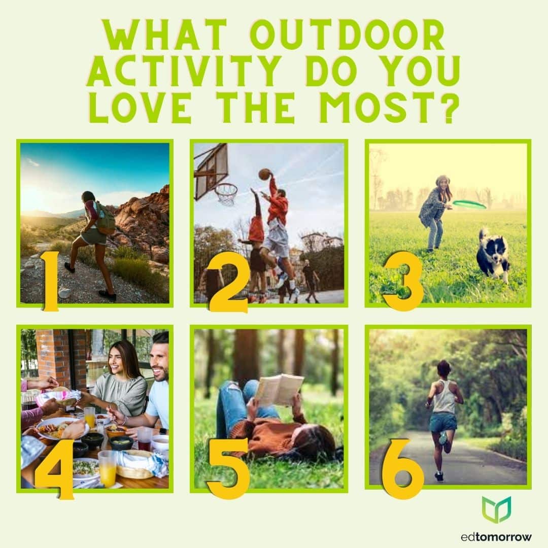 6 Choice Outdoor Activity