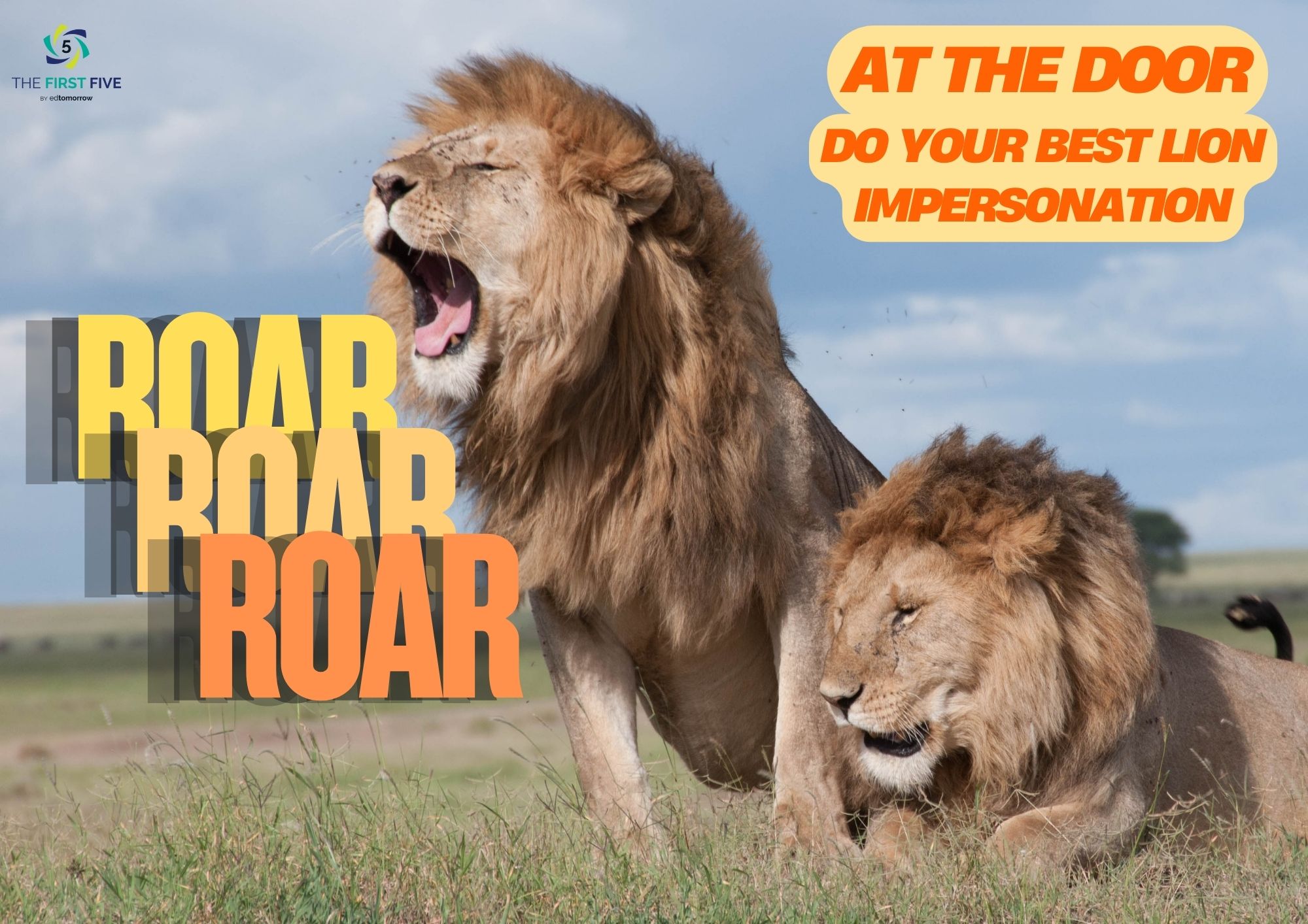 Lion Roar Greeting