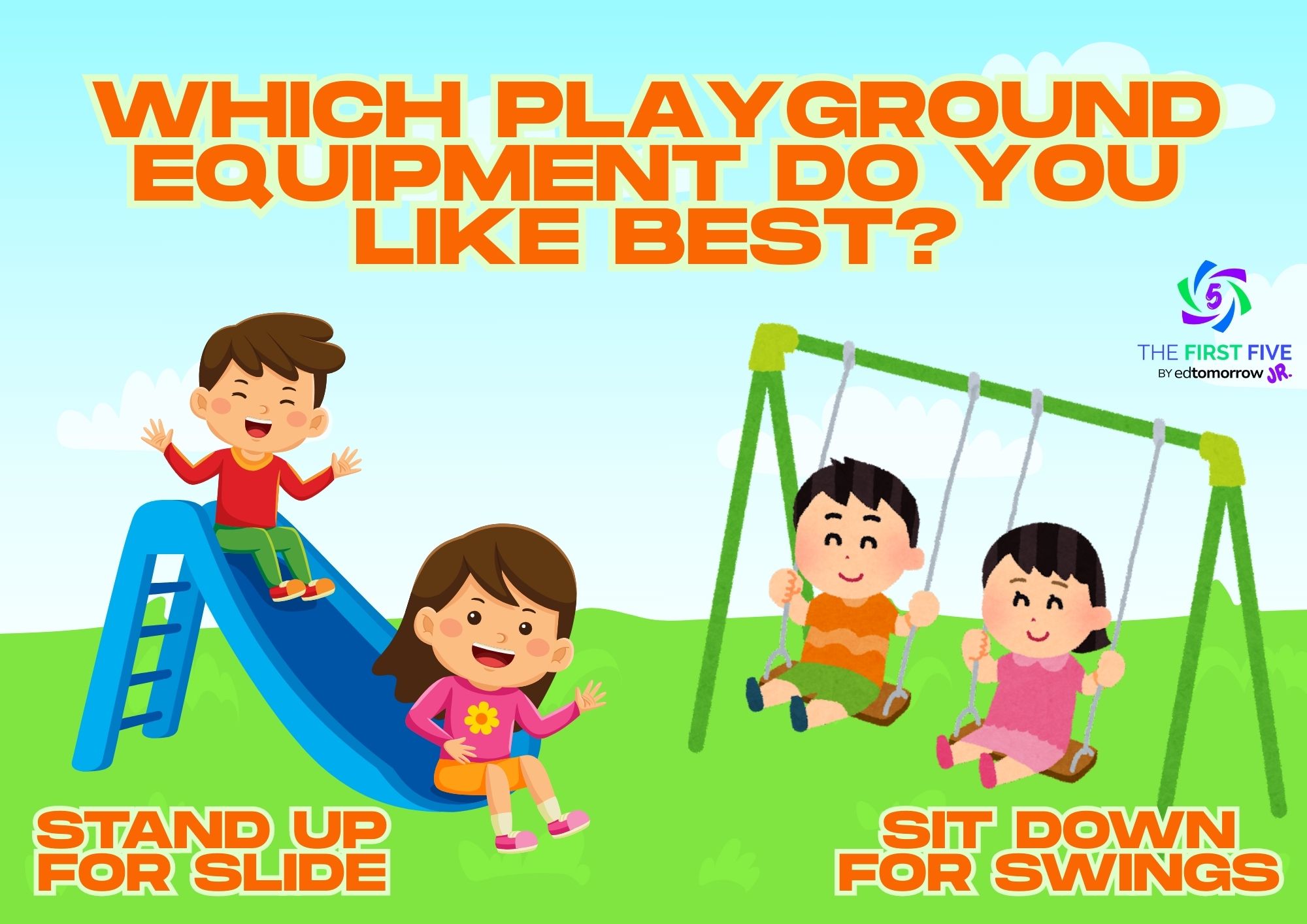 Playground Equipment Stand and Sit