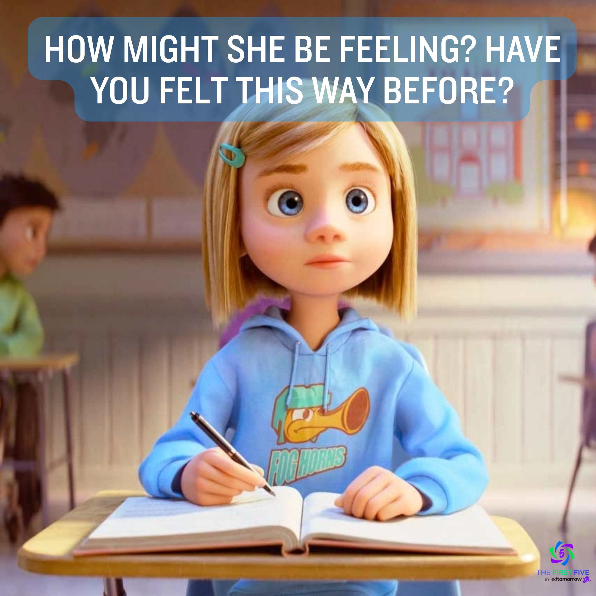 Happy Riley Sticker Inside Out Inside Out Riley - First Five PLUS