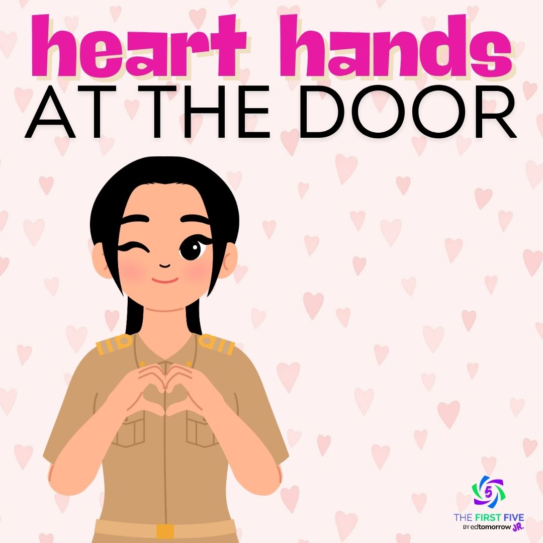 Heart Hands Wink