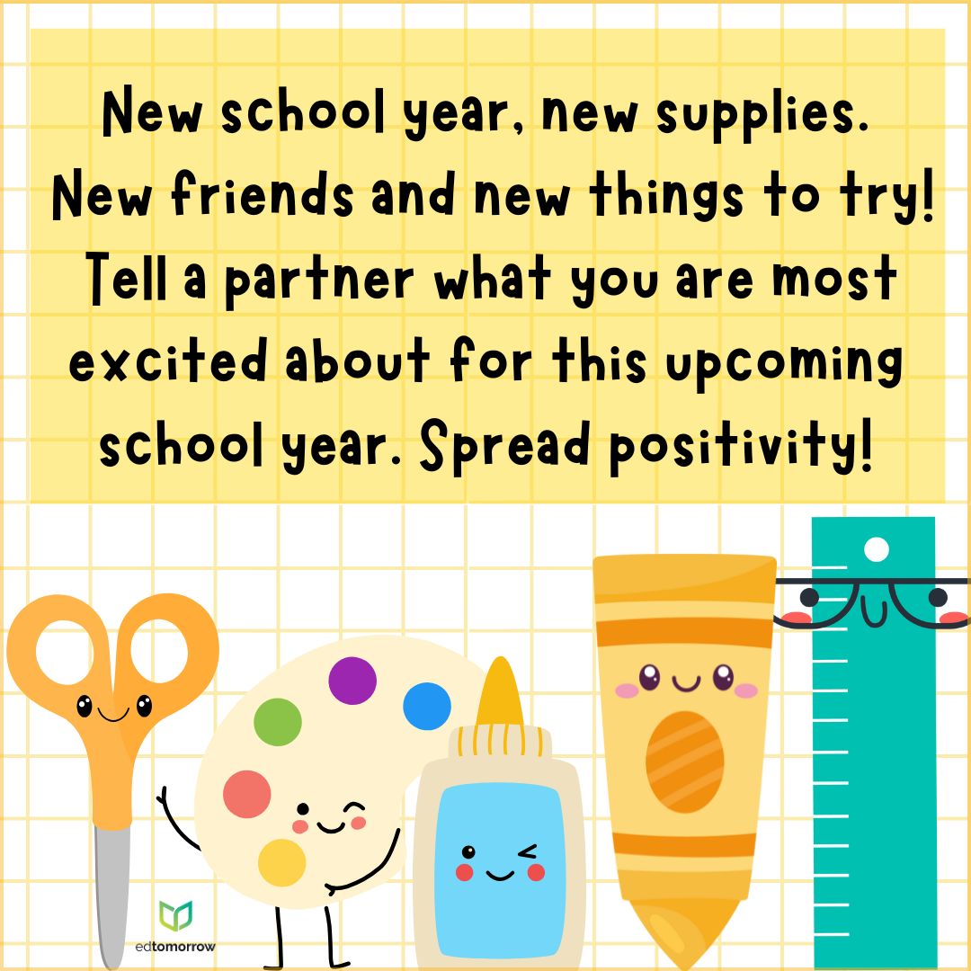 School Supply Excitement
