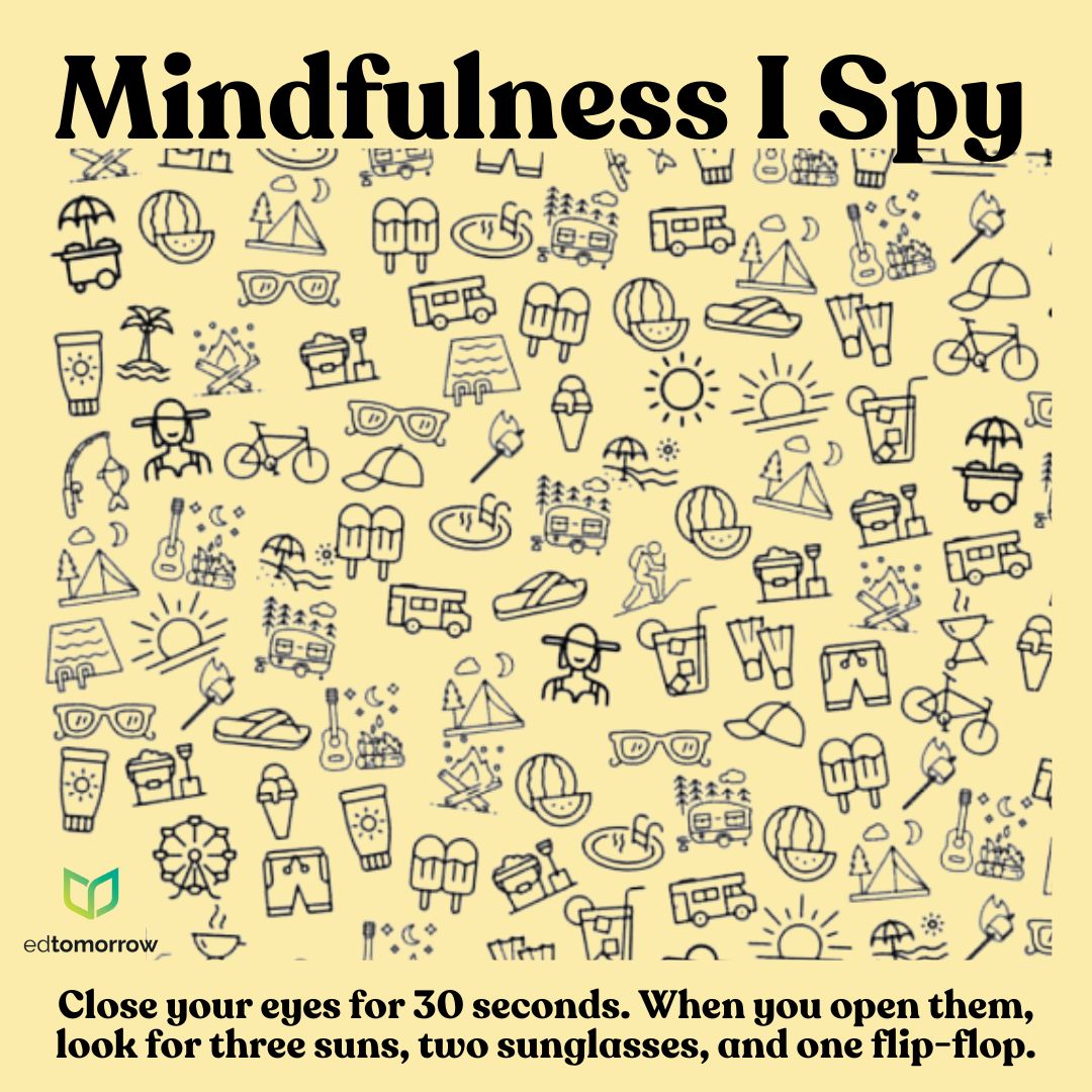 Summer Mindfulness I Spy