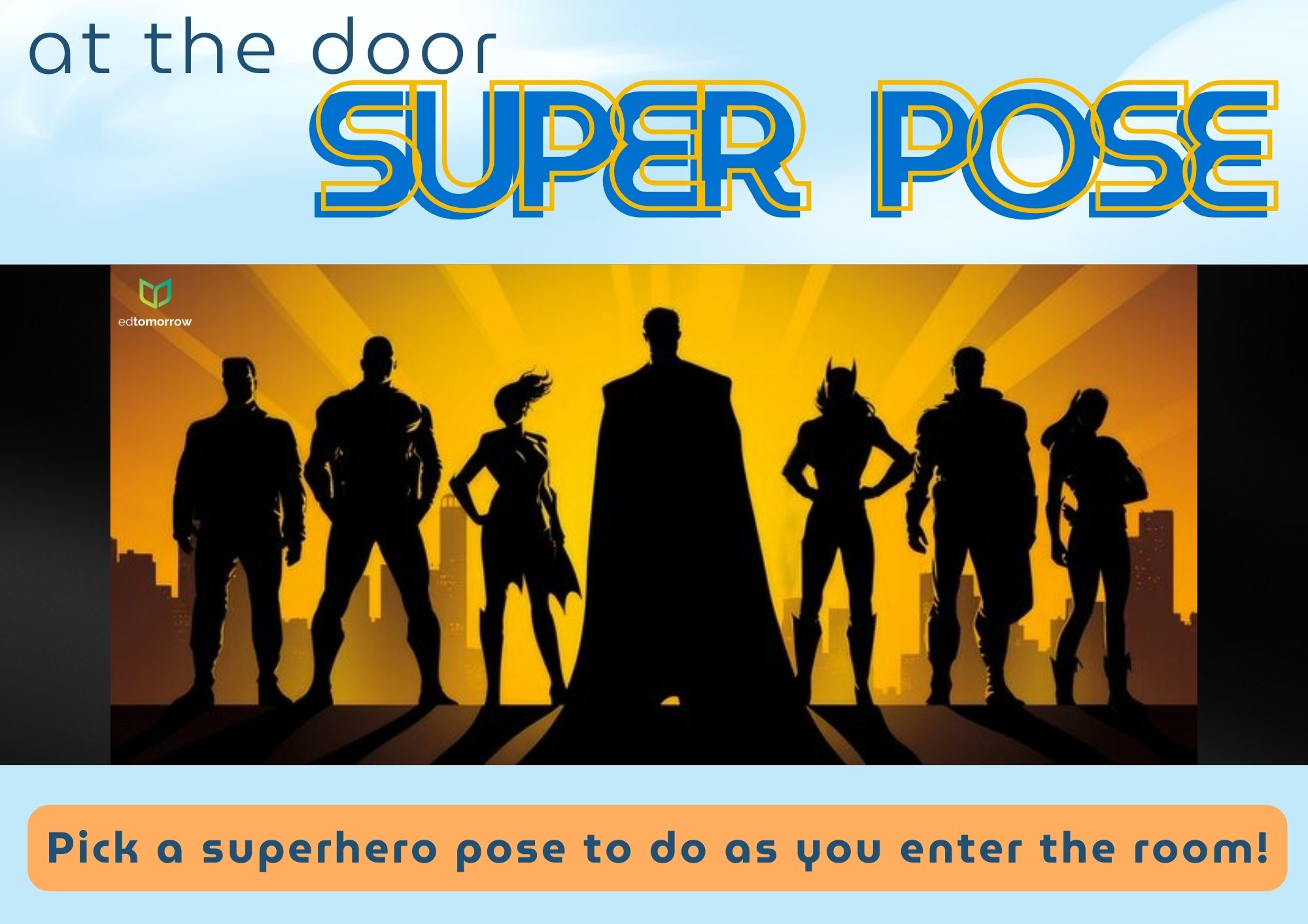 Superhero Pose Greeting