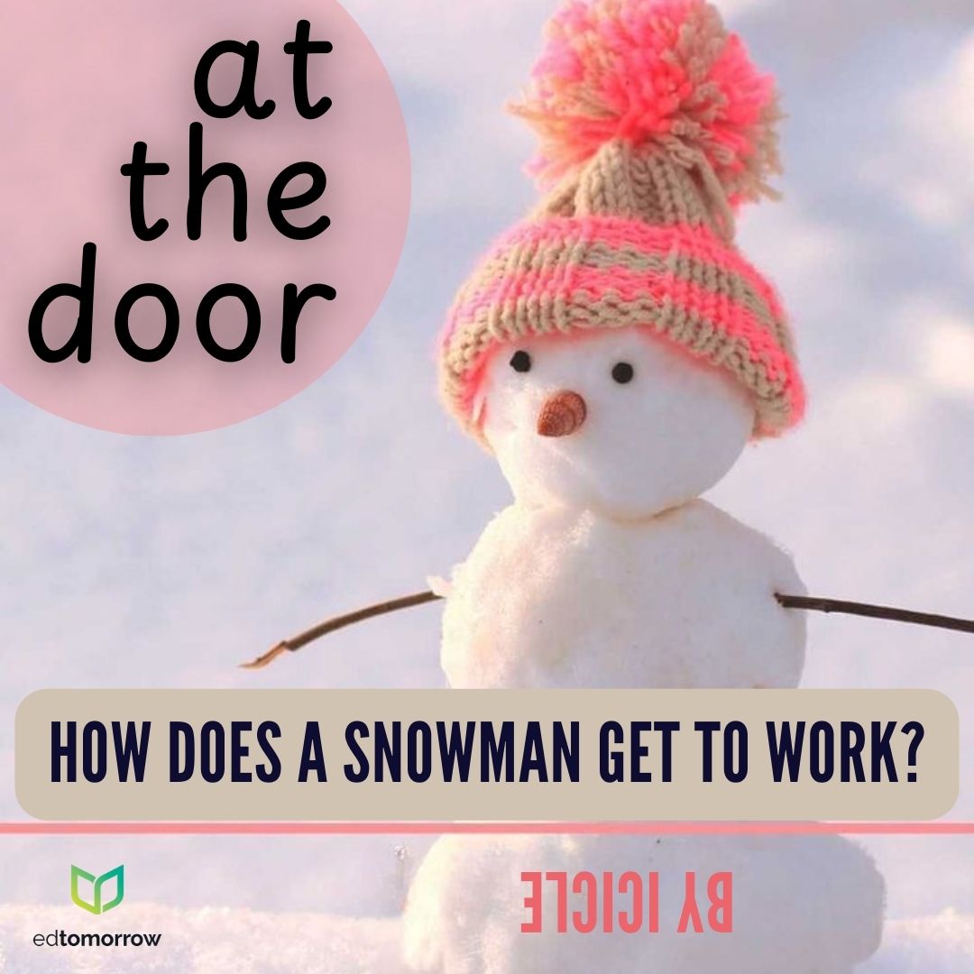 Snowman Getting to Work Joke