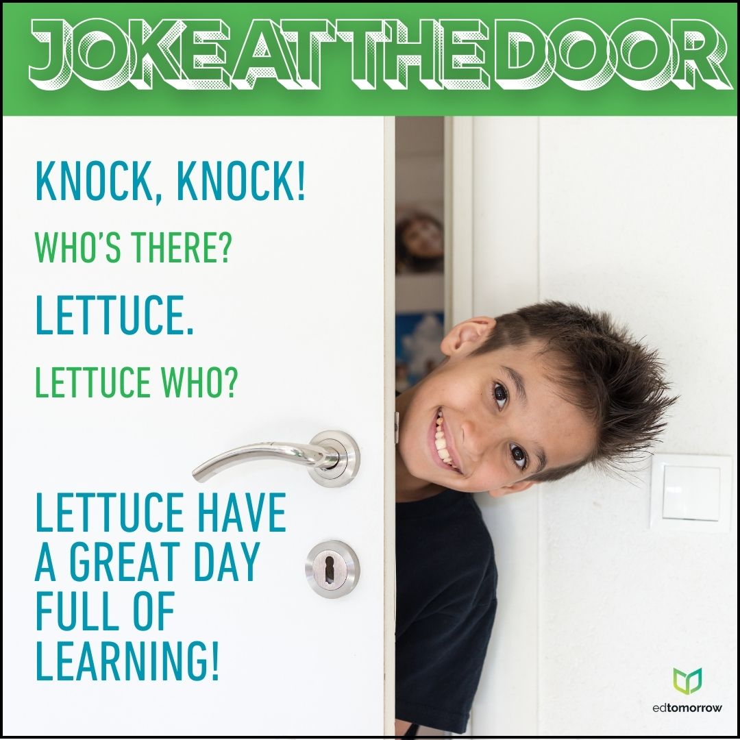 Lettuce Joke At the Door