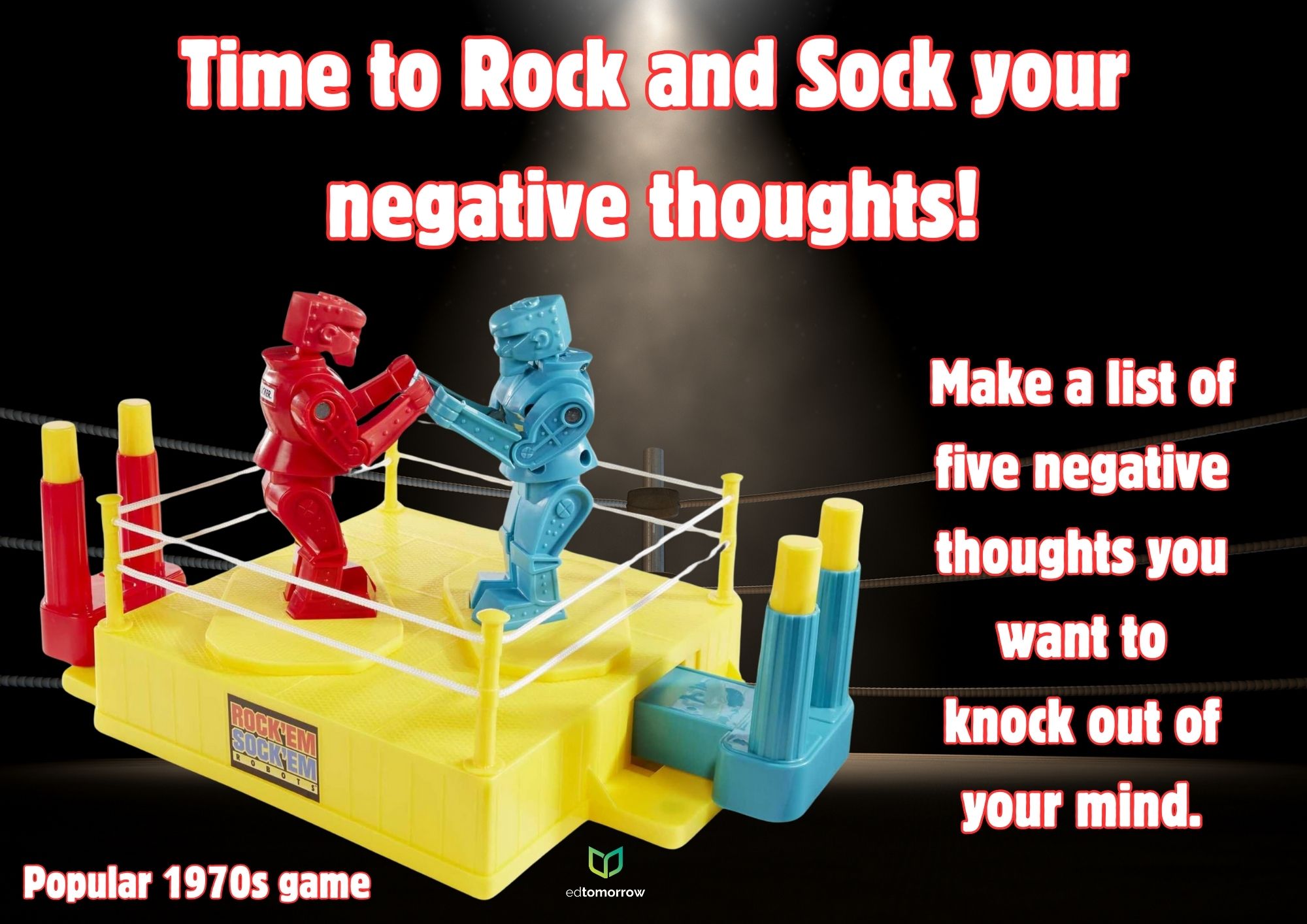 70s Rock and Sock Negative Thoughts