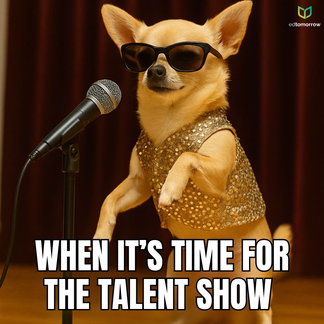 Dog at the Talent Show