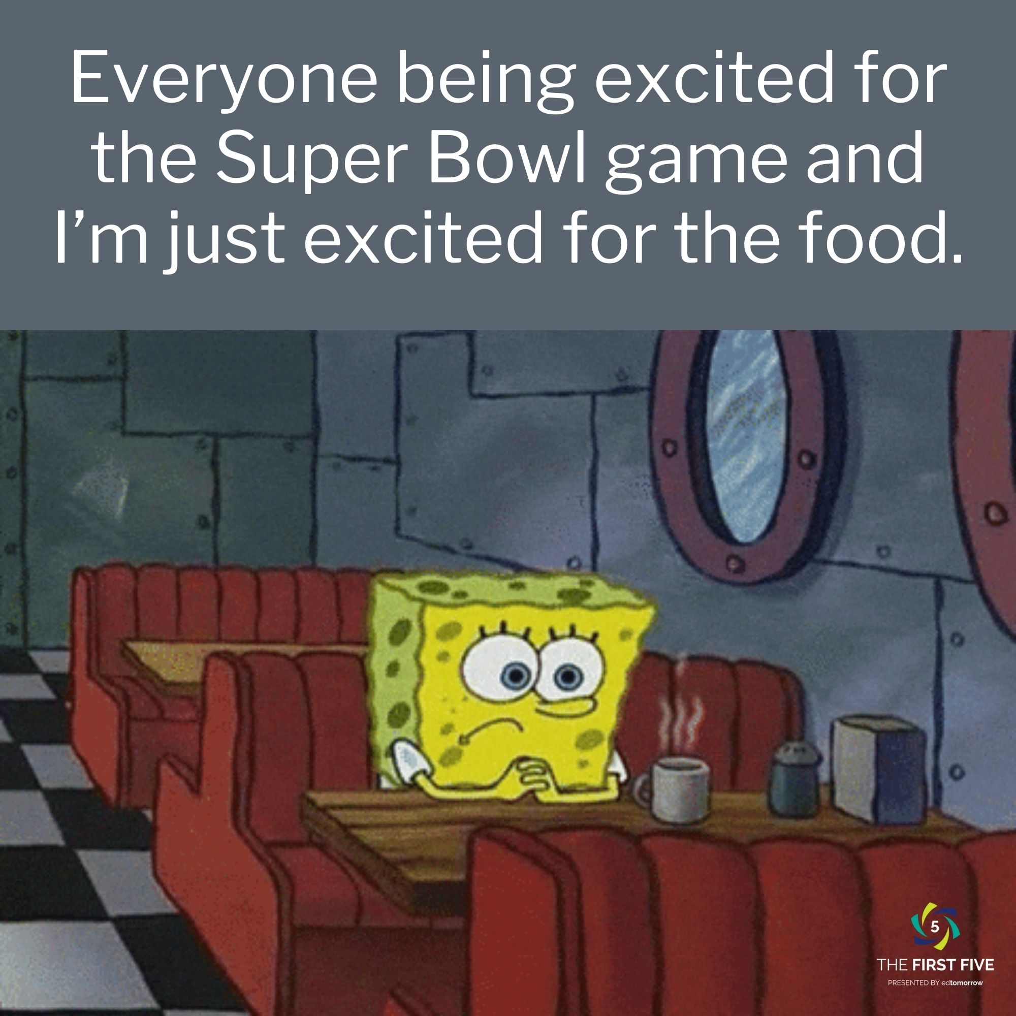 Spongebob Super Bowl Food