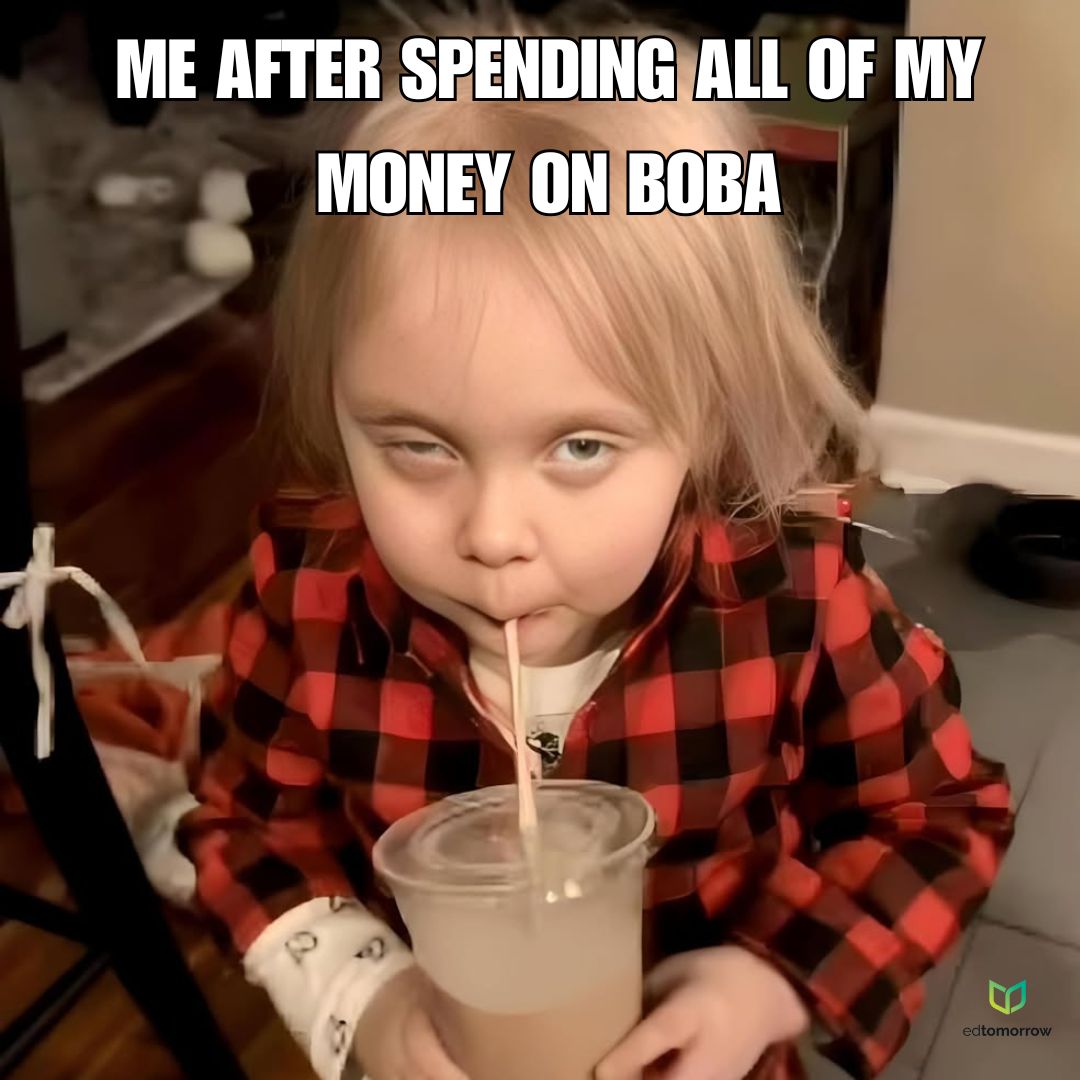 Spending Money on Boba