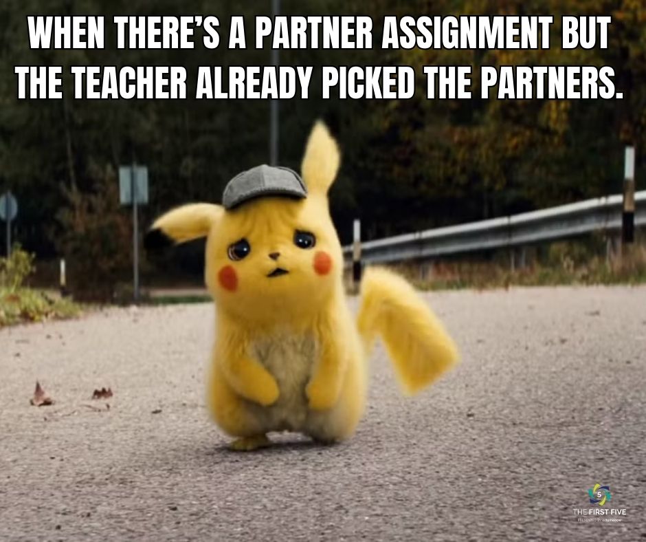 Pikachu Teacher Picking Partners