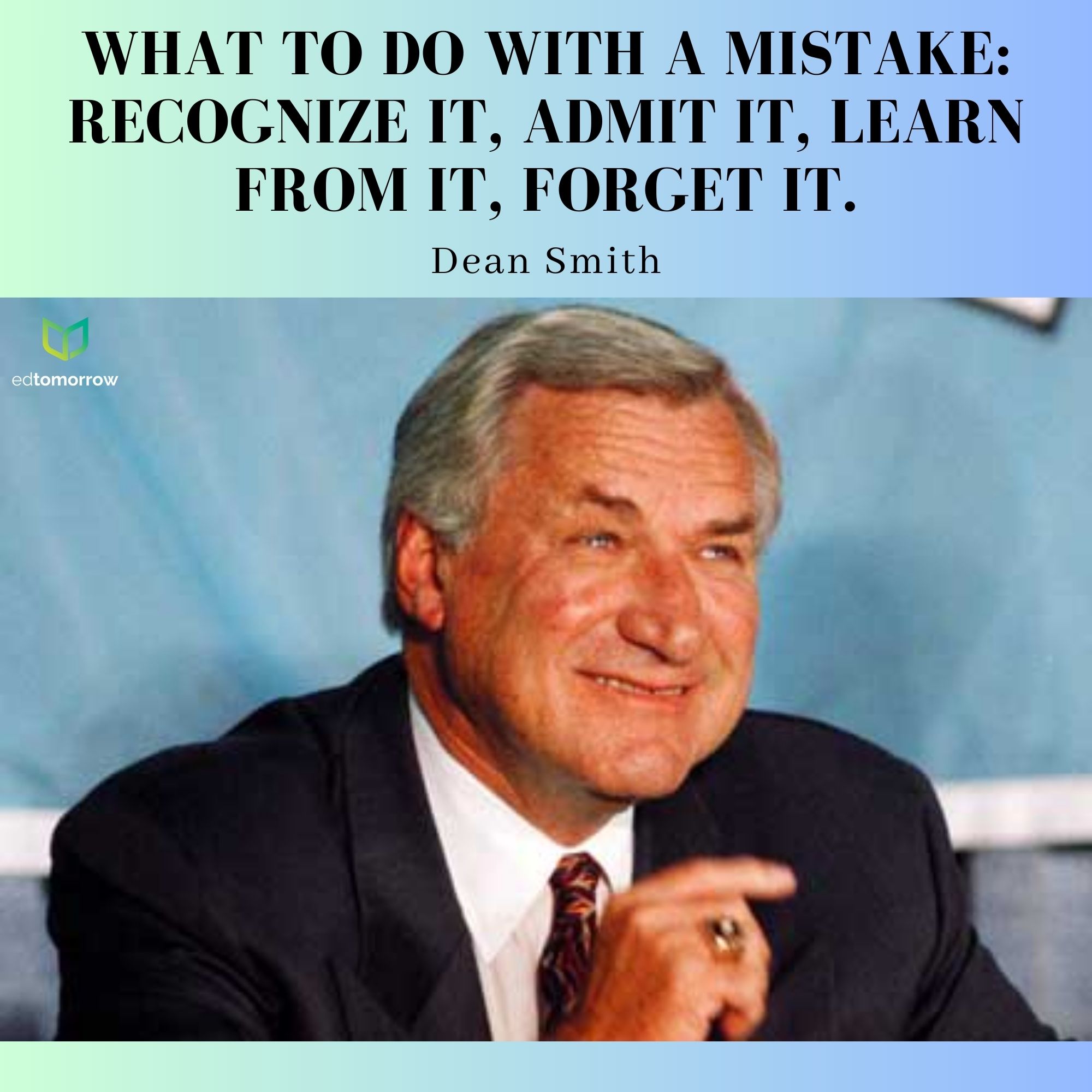 What to Do with a Mistake