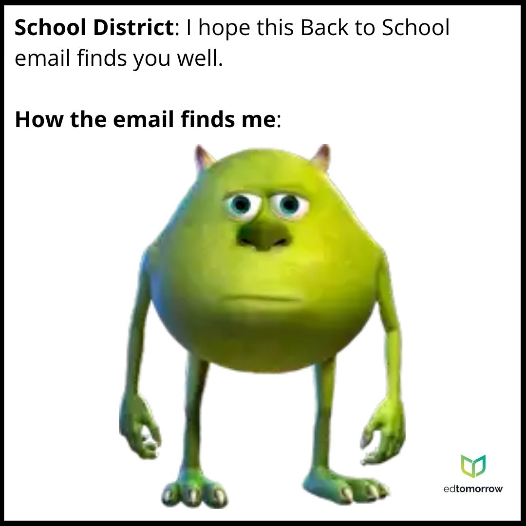 Back to School Email