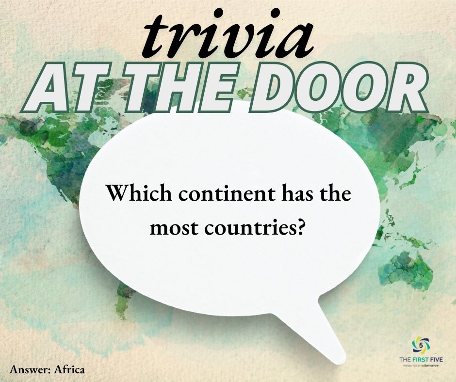 Continent Trivia At the Door
