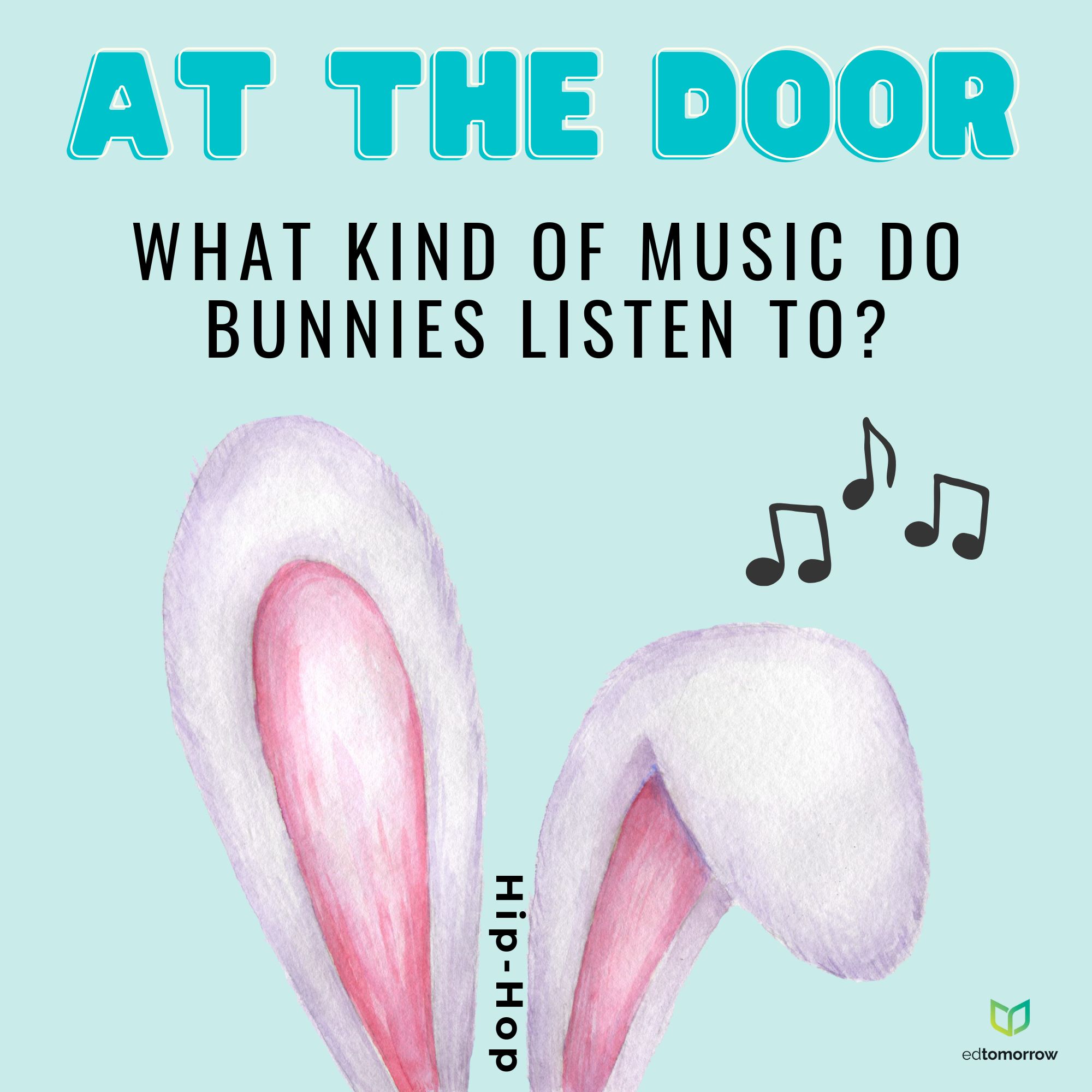 Bunnies Listening to Music Joke