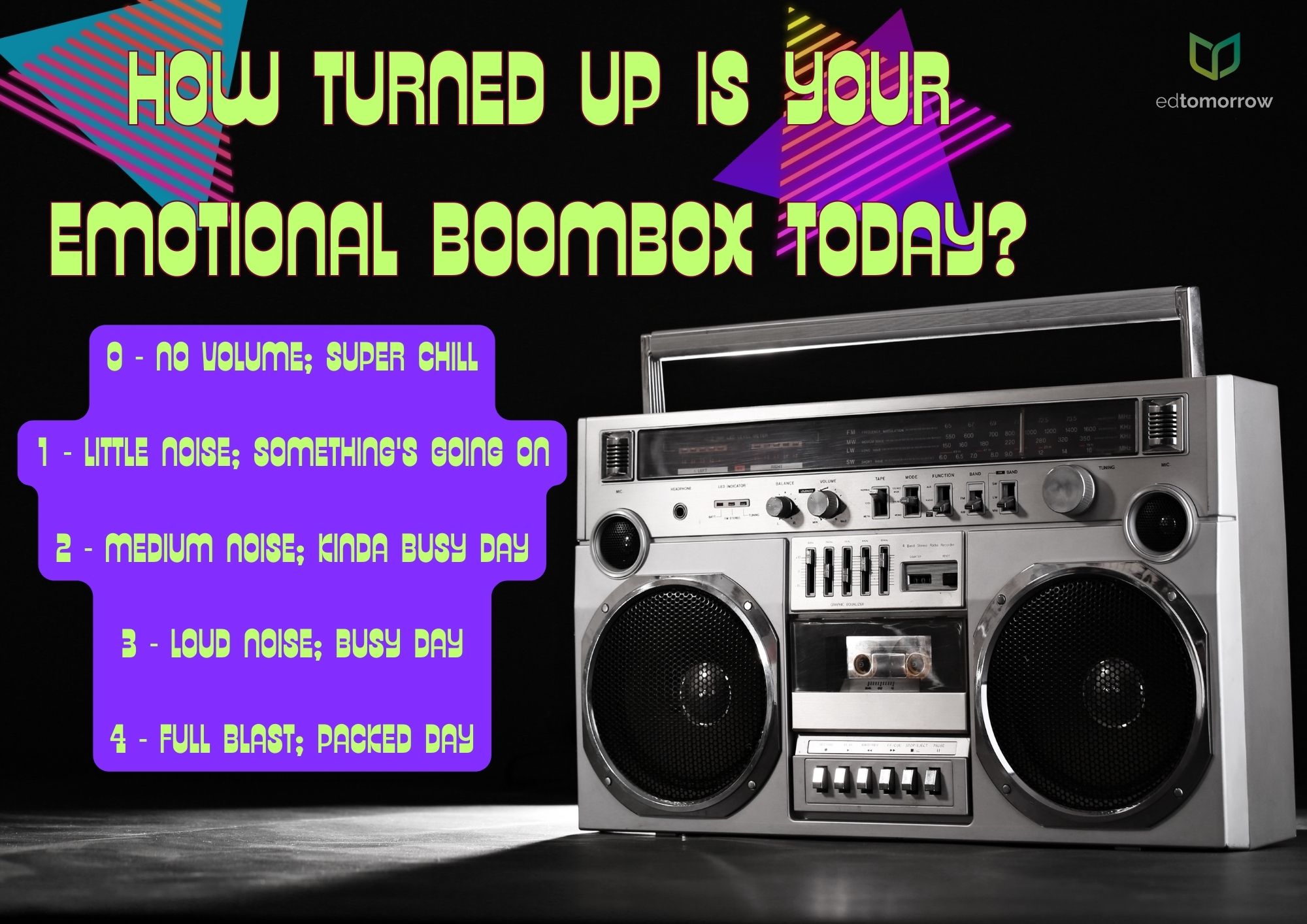 Emotional Boombox Volume