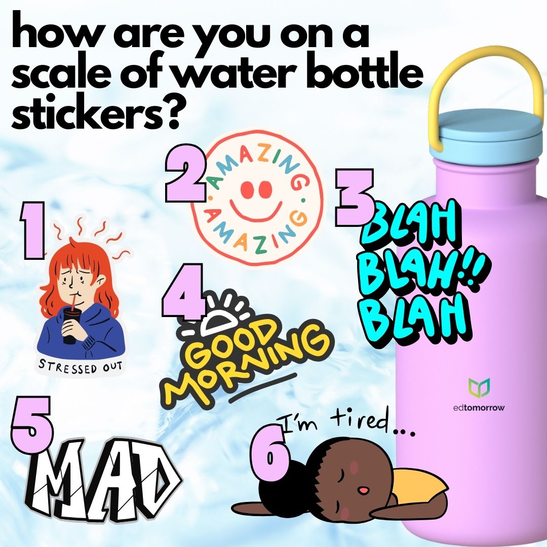 Water Bottle Sticker Scale