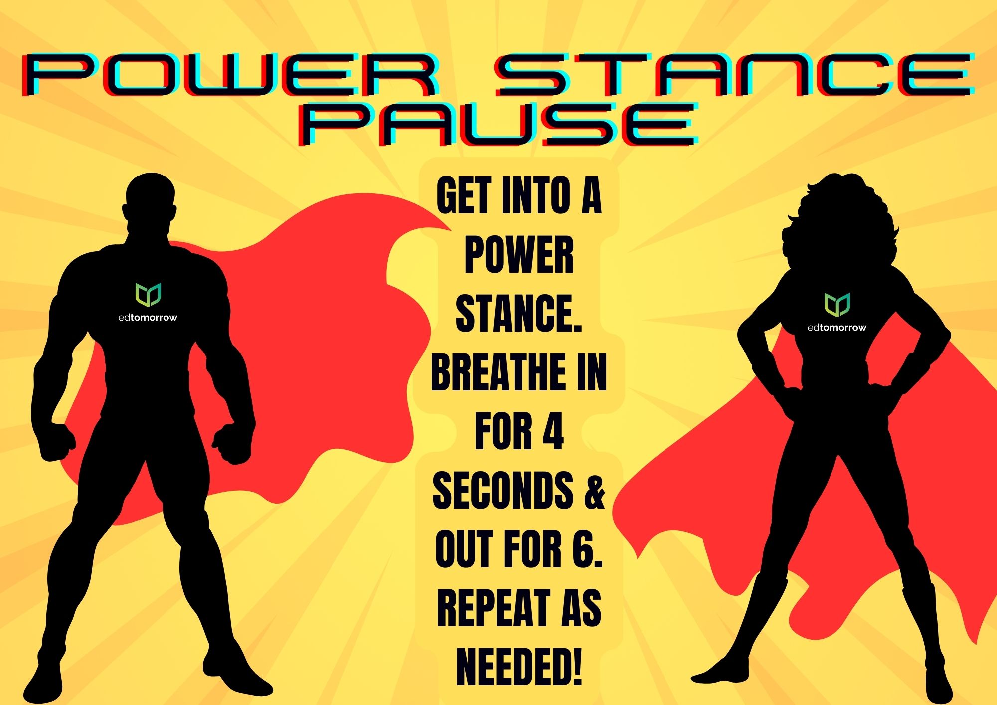 Power Stance Superhero Breathing
