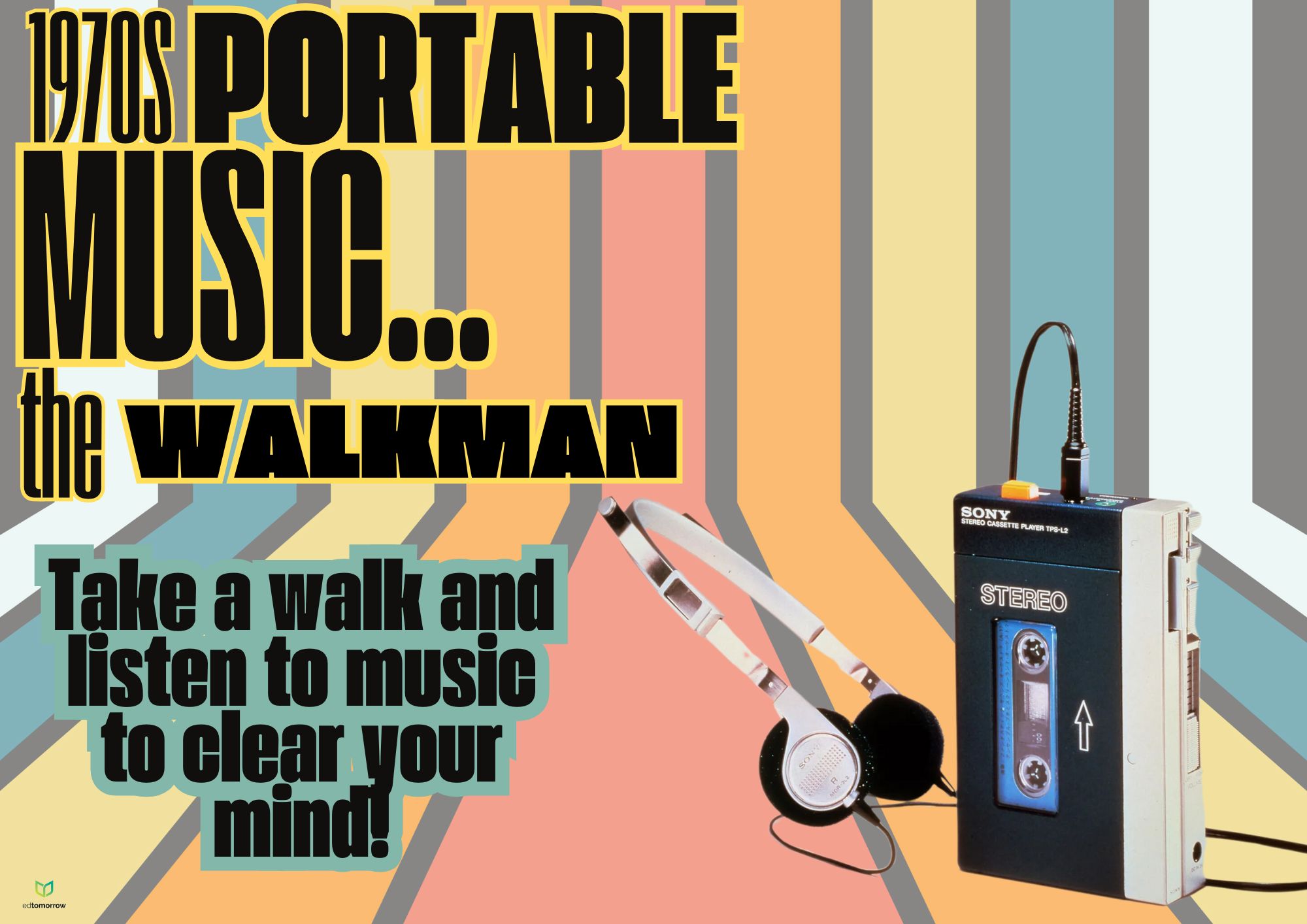 70s Portable Music Walk