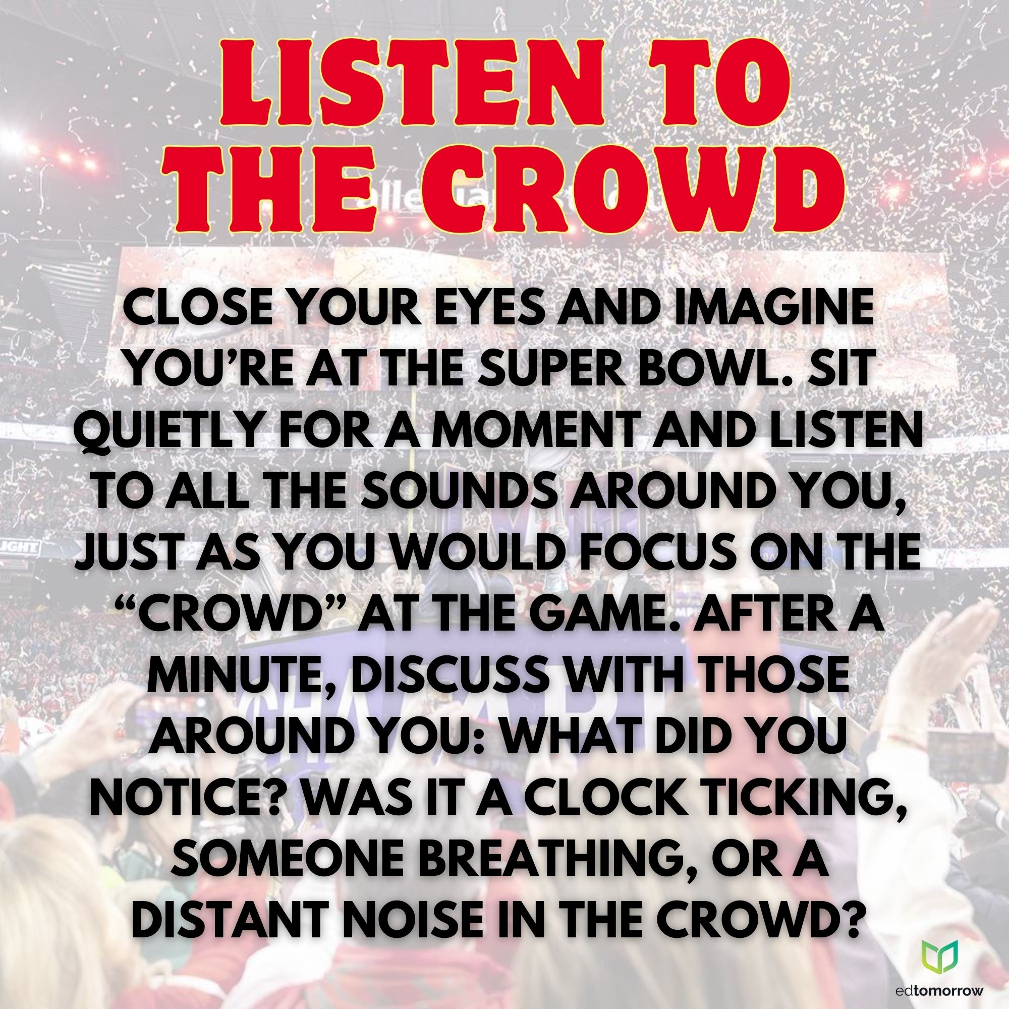 Super Bowl Crowd Sounds