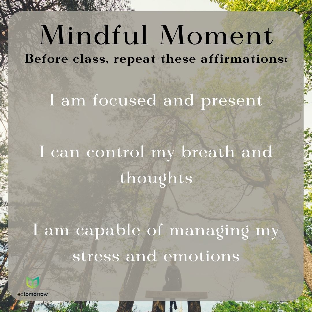 Affirmations Before Class