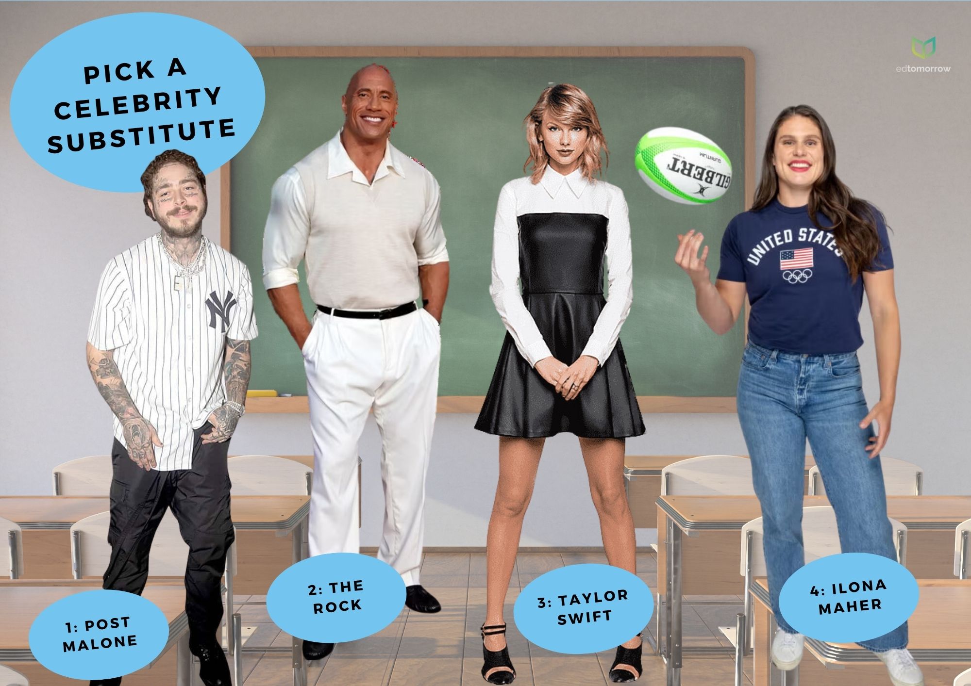 Pick a Celebrity Substitute