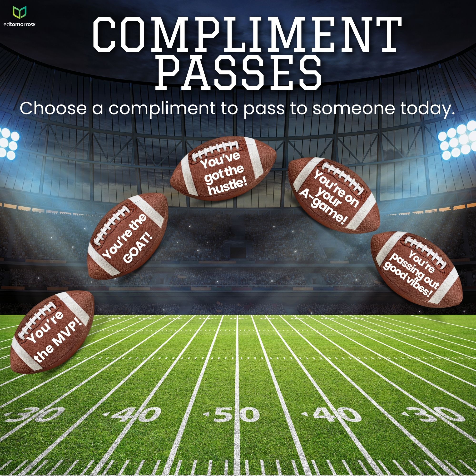 Compliment Football Pass