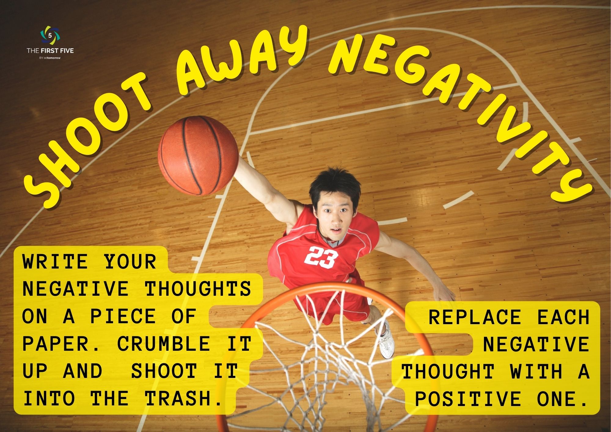 Shoot Away Negativity with Basketball