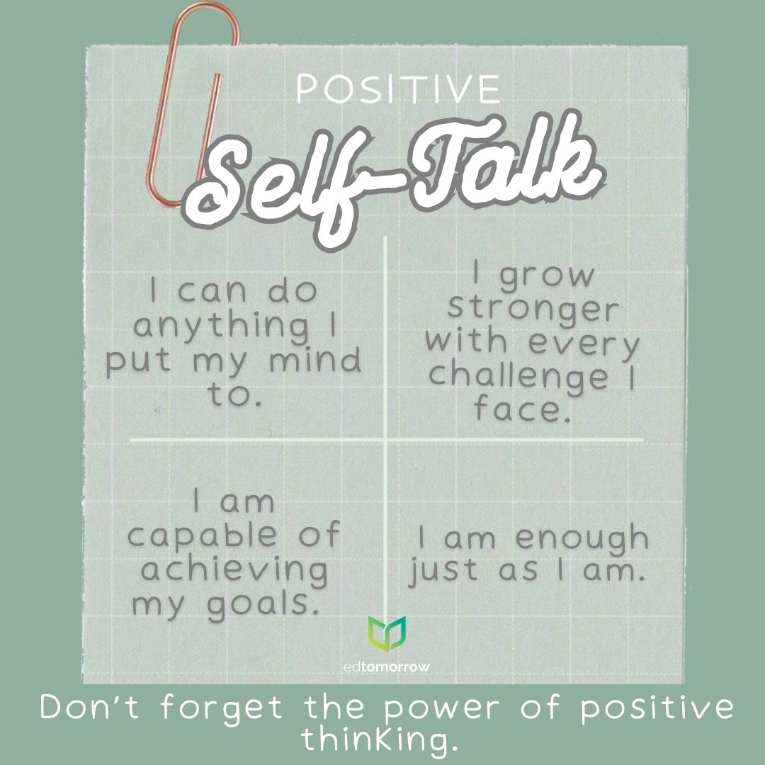 4 Positive Self-Talk Statements