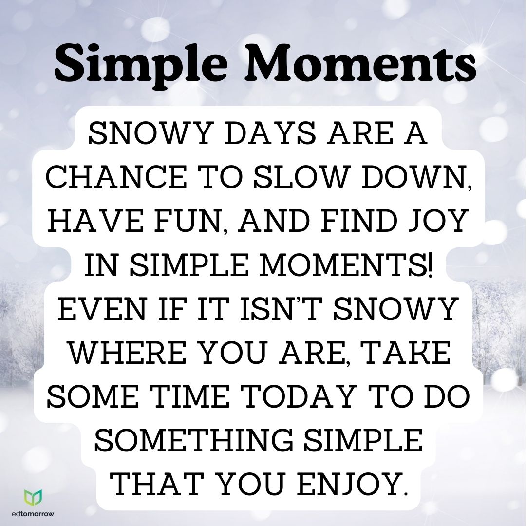 Winter Simple Moments
