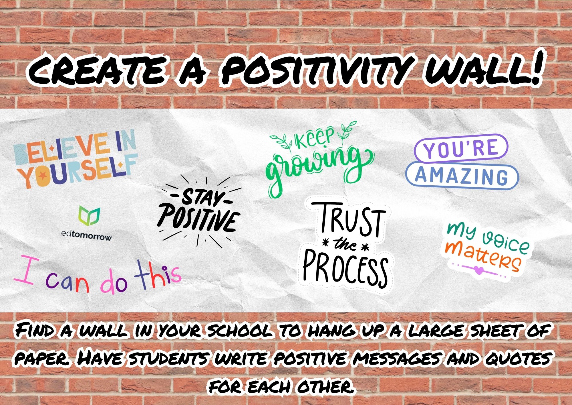 Positivity Wall - First Five PLUS