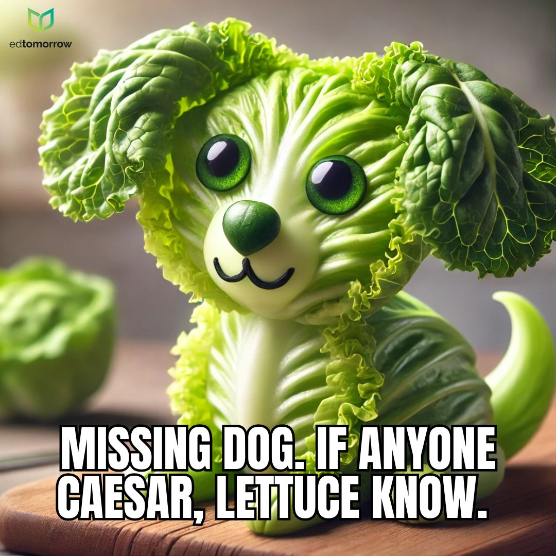 Lettuce Dog Pun