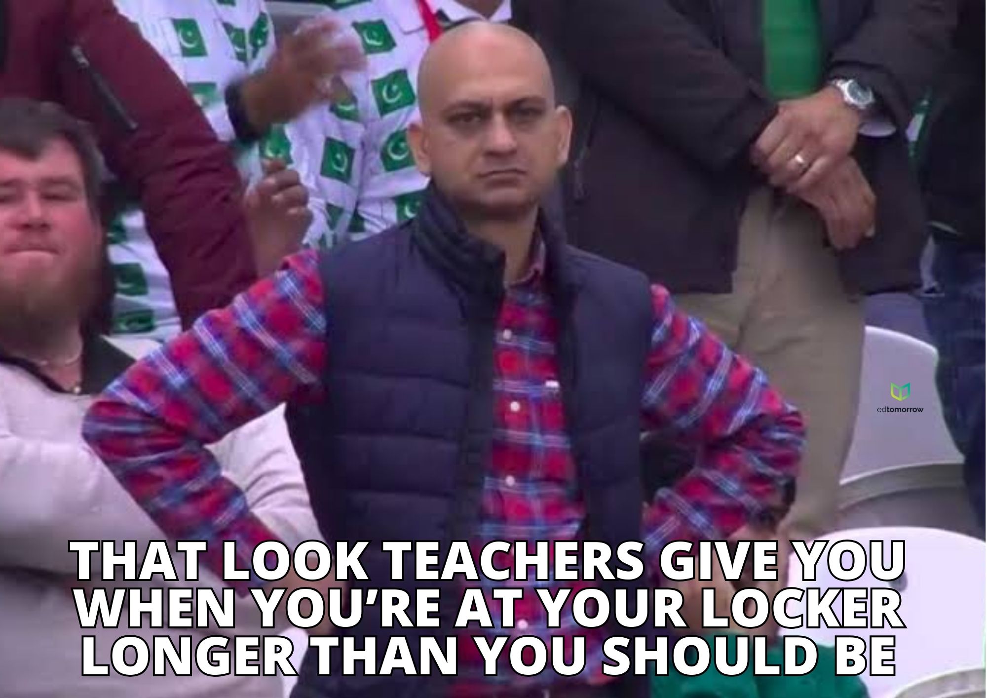 Teachers Waiting for Lockers