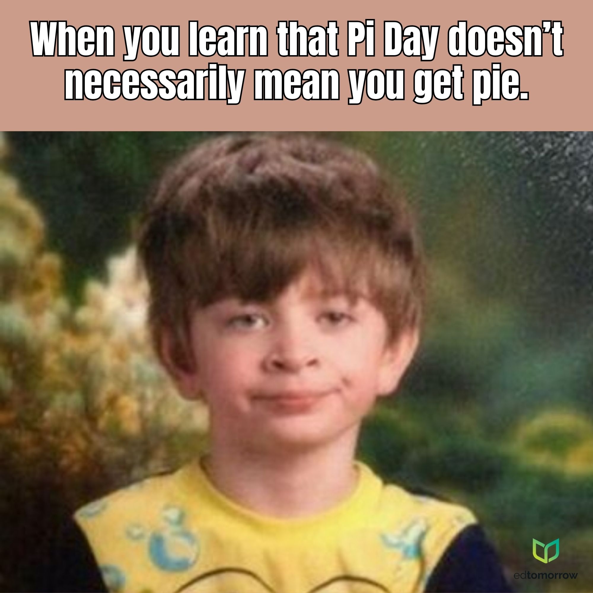 No Pie on Pi Day