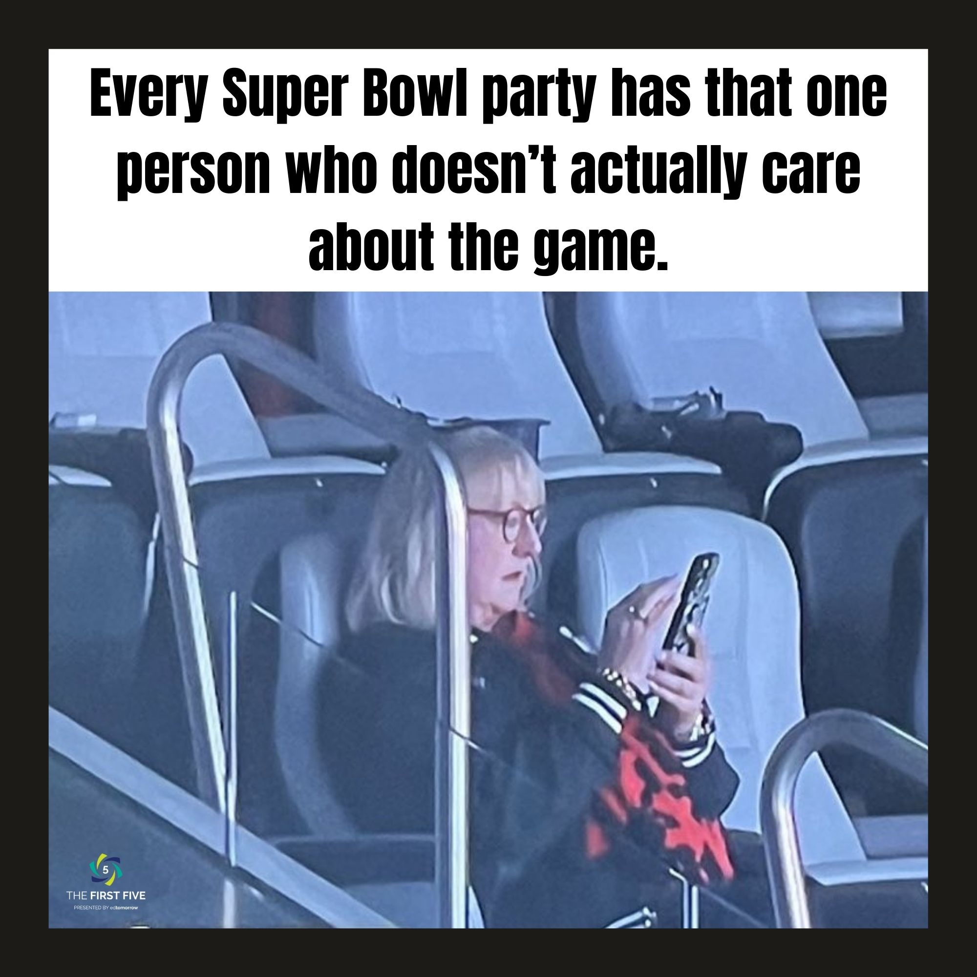 Uninterested Super Bowl Watchers