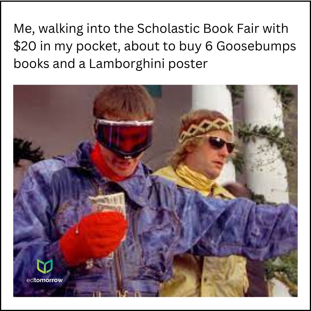 Shopping at the Scholastic Book Fair