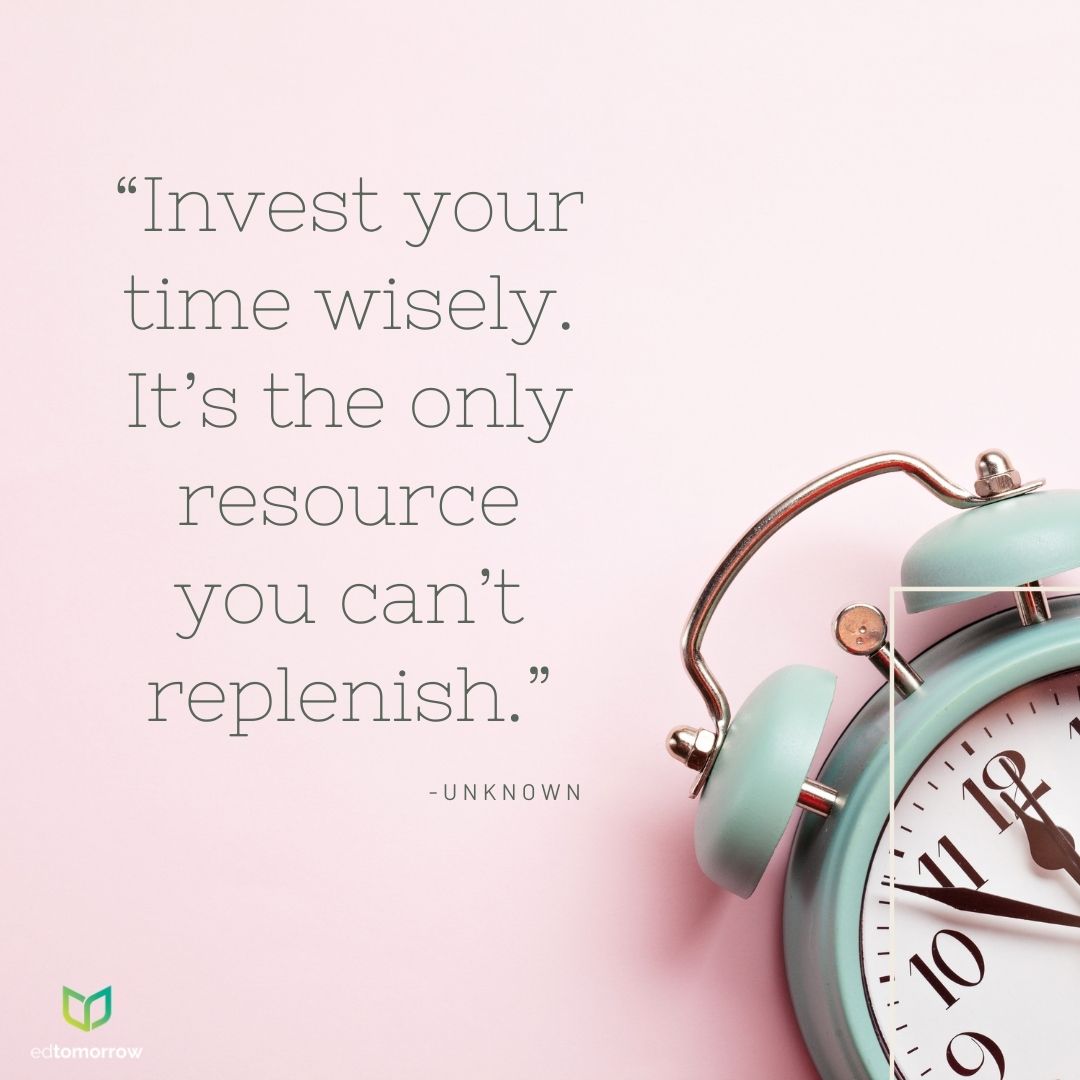 Invest Time Wisely