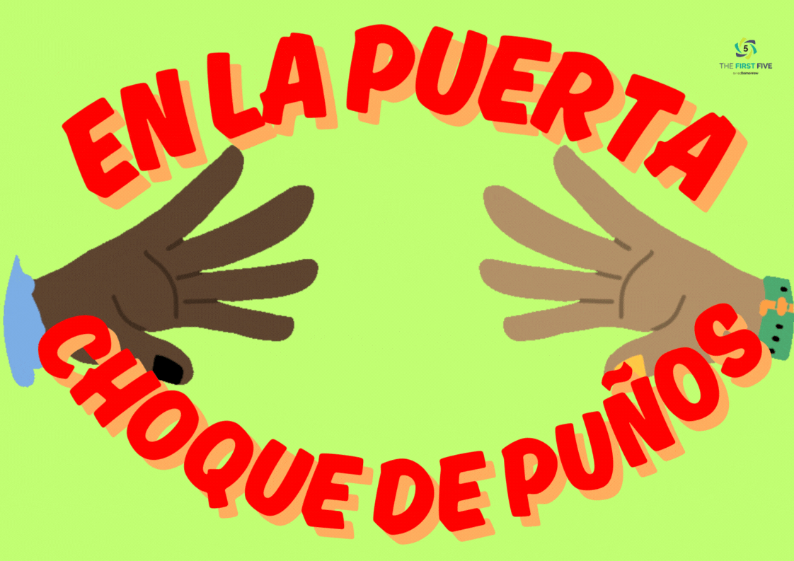 Choque de Puños en la Puerta Verde