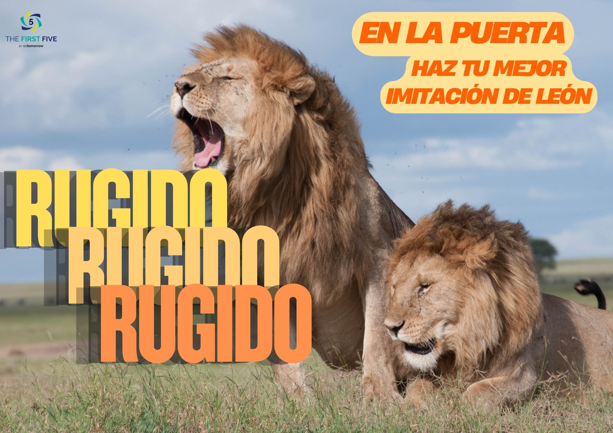 León Rugido En la Puerta