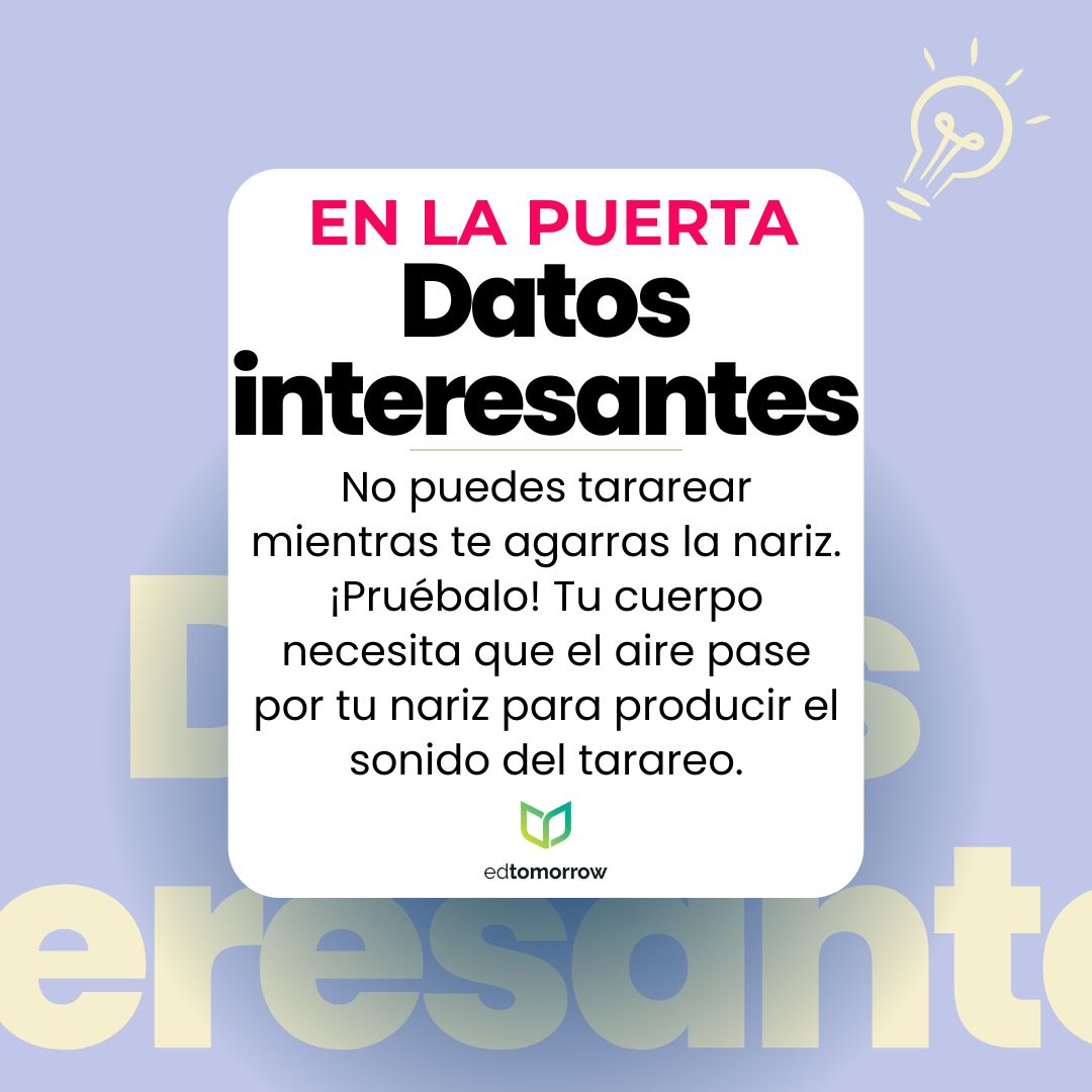 Datos Interesantes No Puedes Tararear