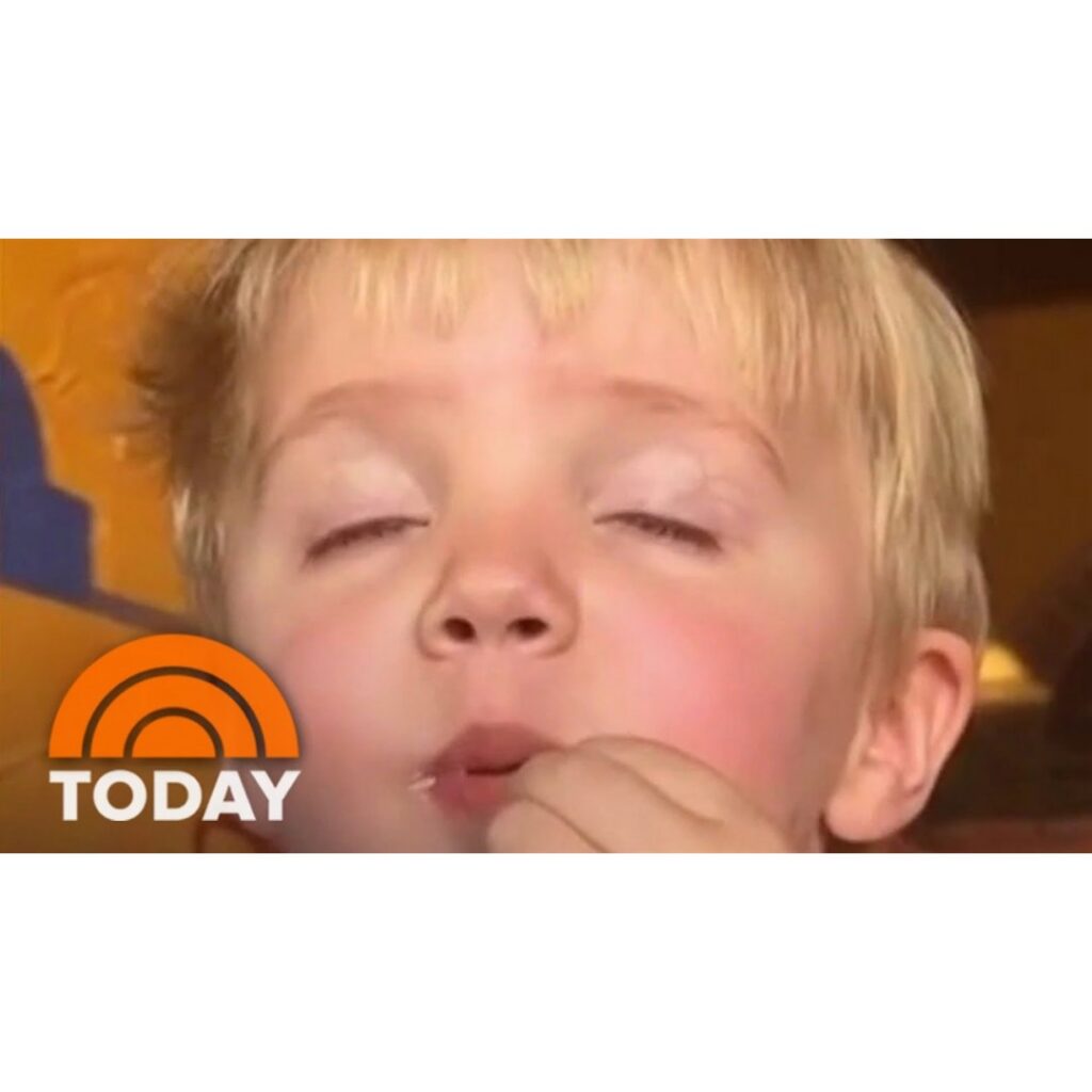 Watch child experience euphoria eating queso for the 1st time